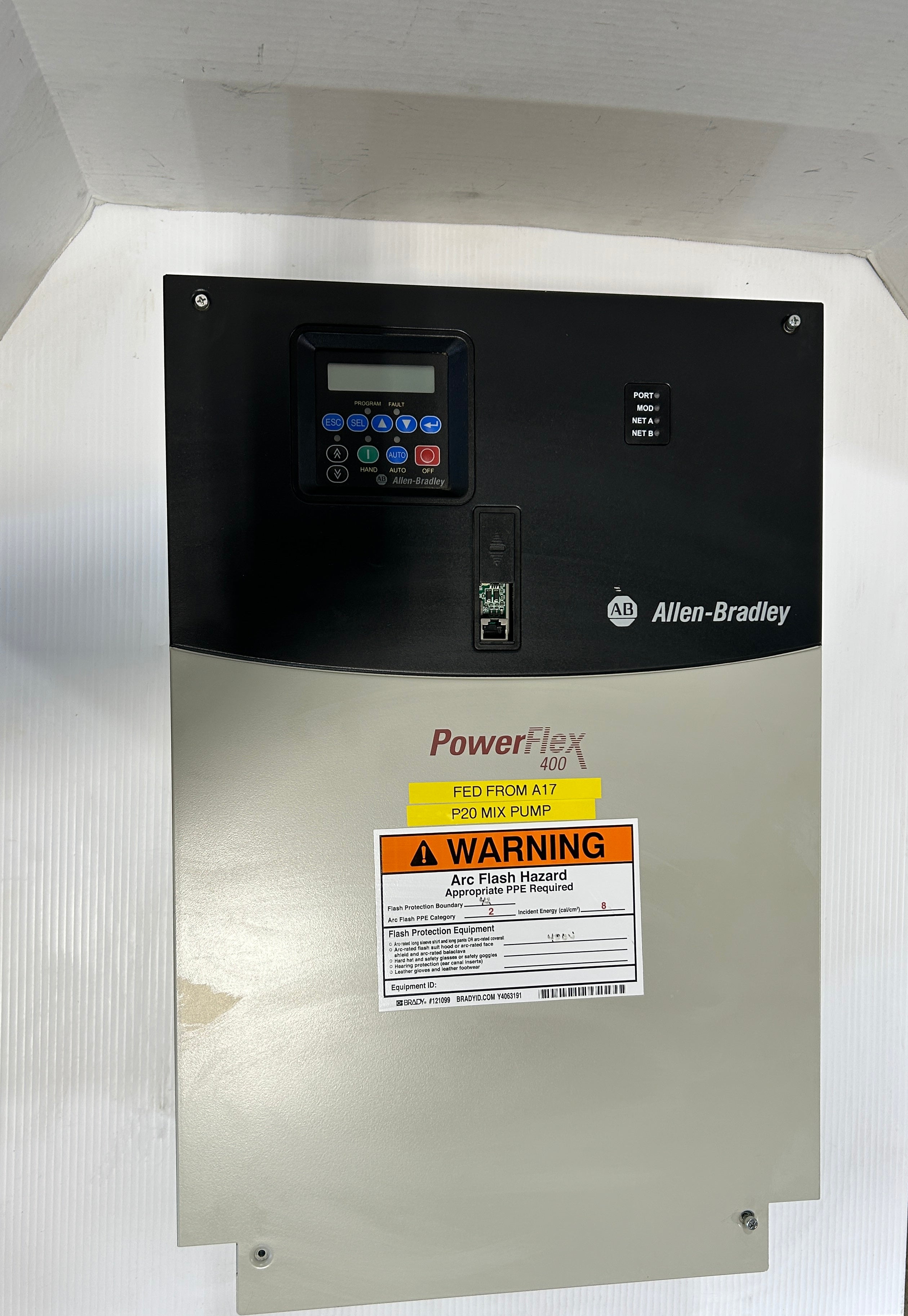 Allen-Bradley 22C-D088A103 PowerFlex 400 AC Drive 60HP 45kW 3PH Series B