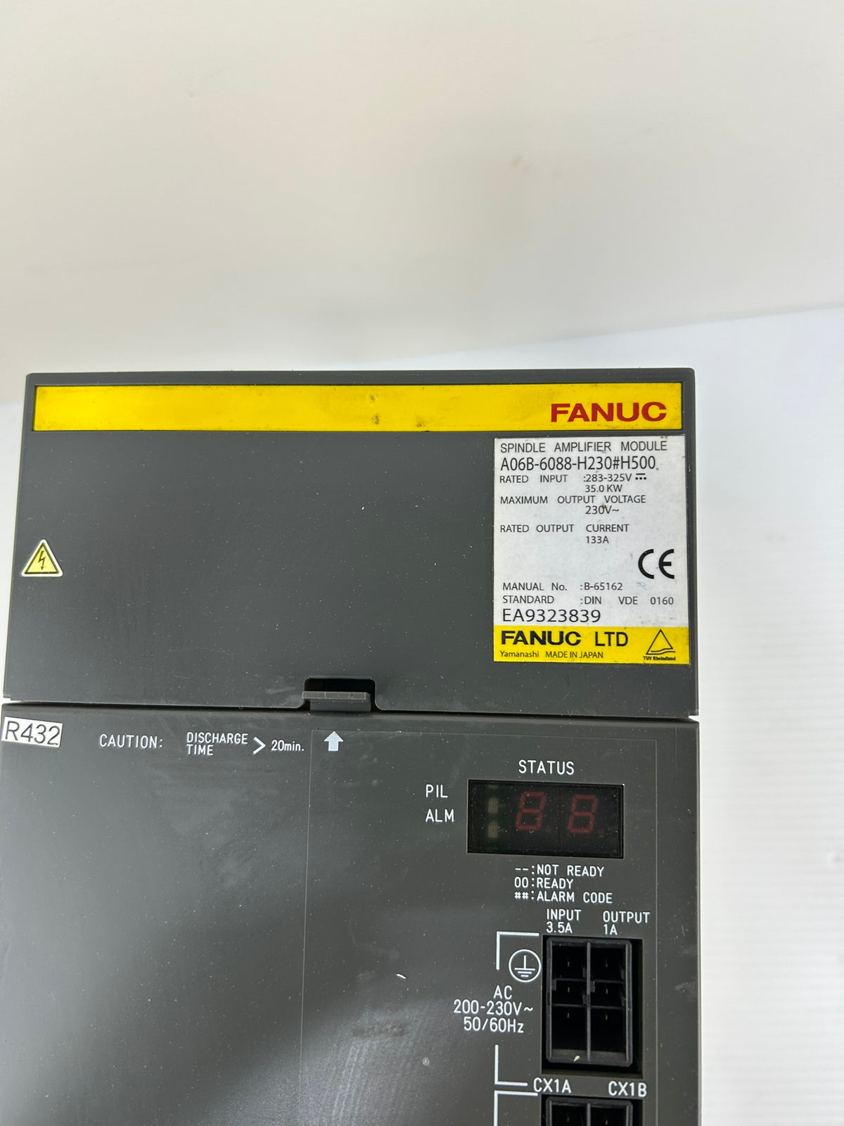 Fanuc A06B-6088-H230#H500 Spindle Amplifier Module Drive EA9323839