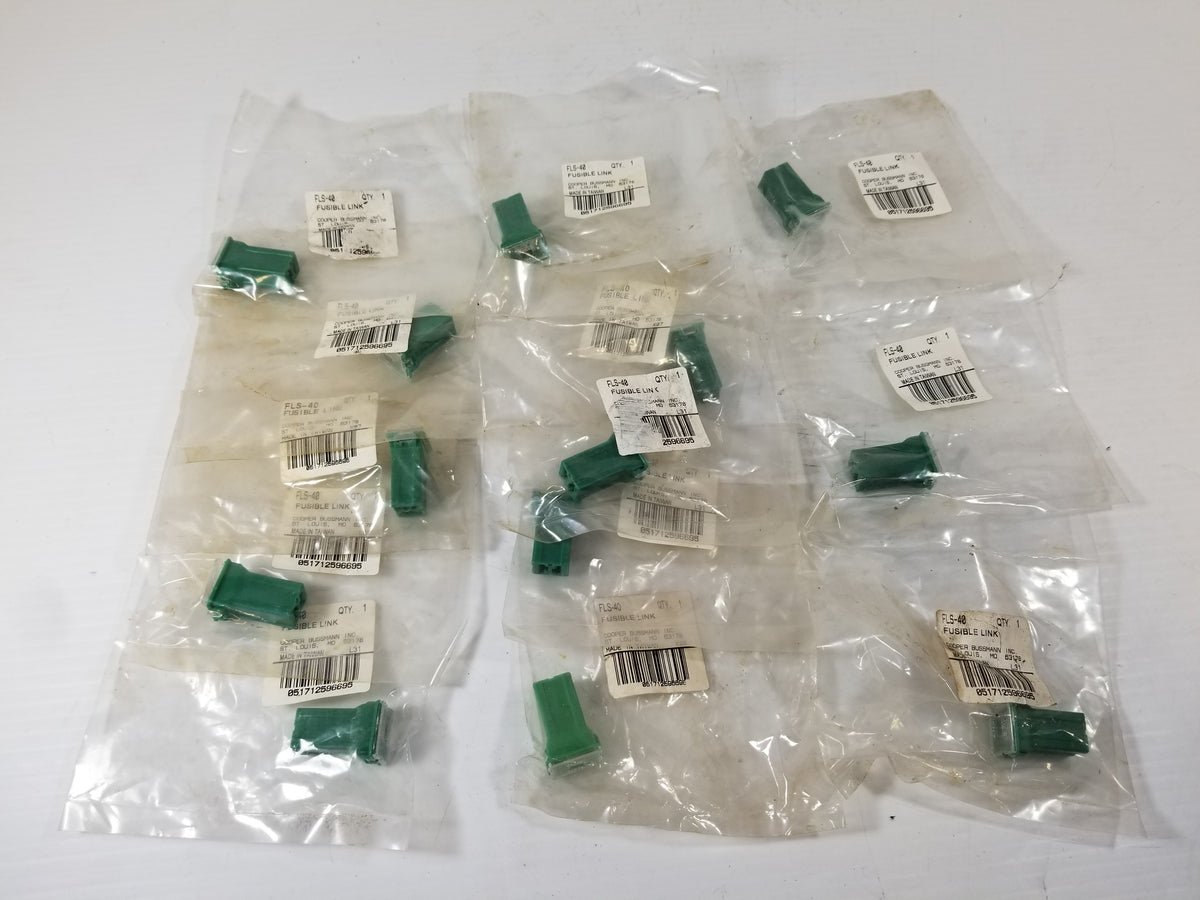 Cooper Bussmann FLS-40 Fusible Link 40A - Lot of 13