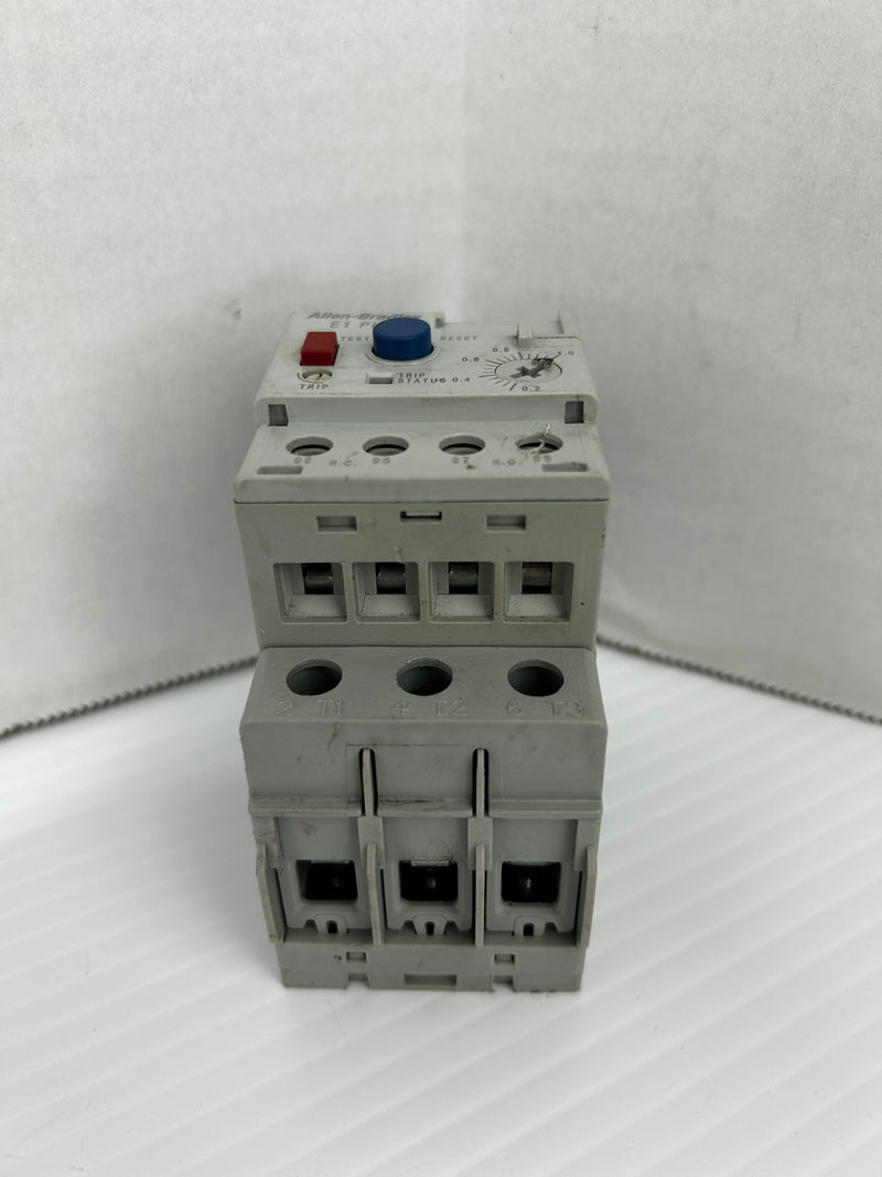 Allen-Bradley 193-ED1BB E1 Plus Overload Relay Ser. C 600V 0.2-1.0A