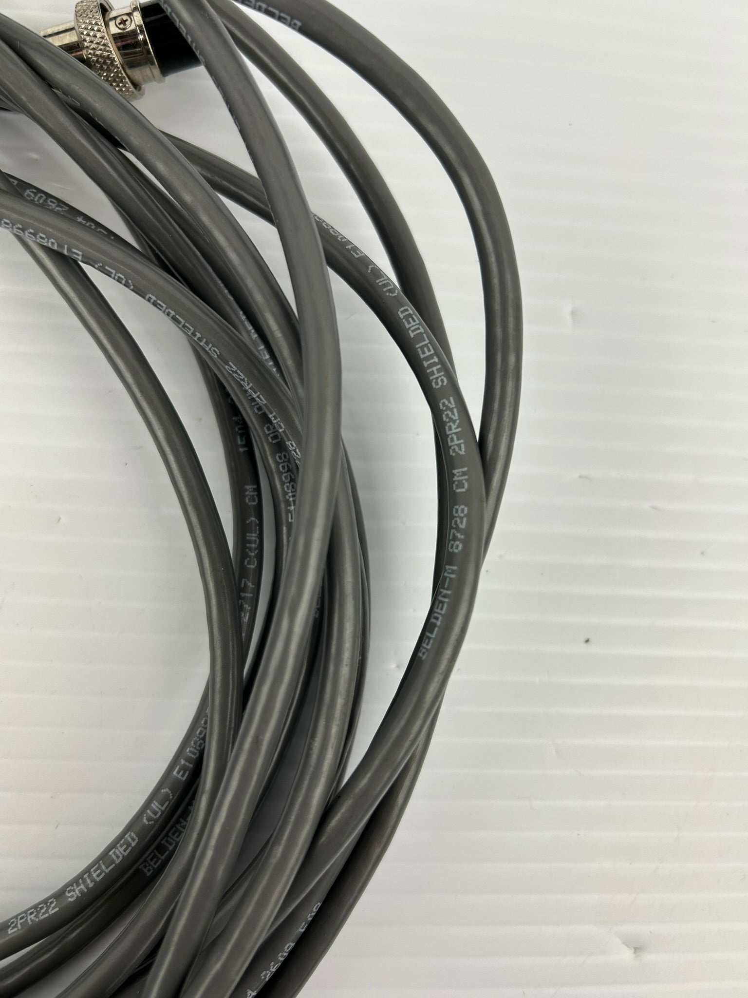 Belden-M 8728 CM 2PR22 Shielded Cable (UL) E108998 with Connectors