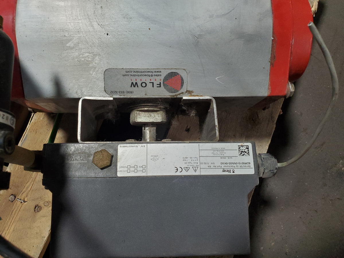 Bray 6A-6DR5010-0NN00-5KA0 i/p Positioner w/ 4" Valve 30 Flow Control Assembly