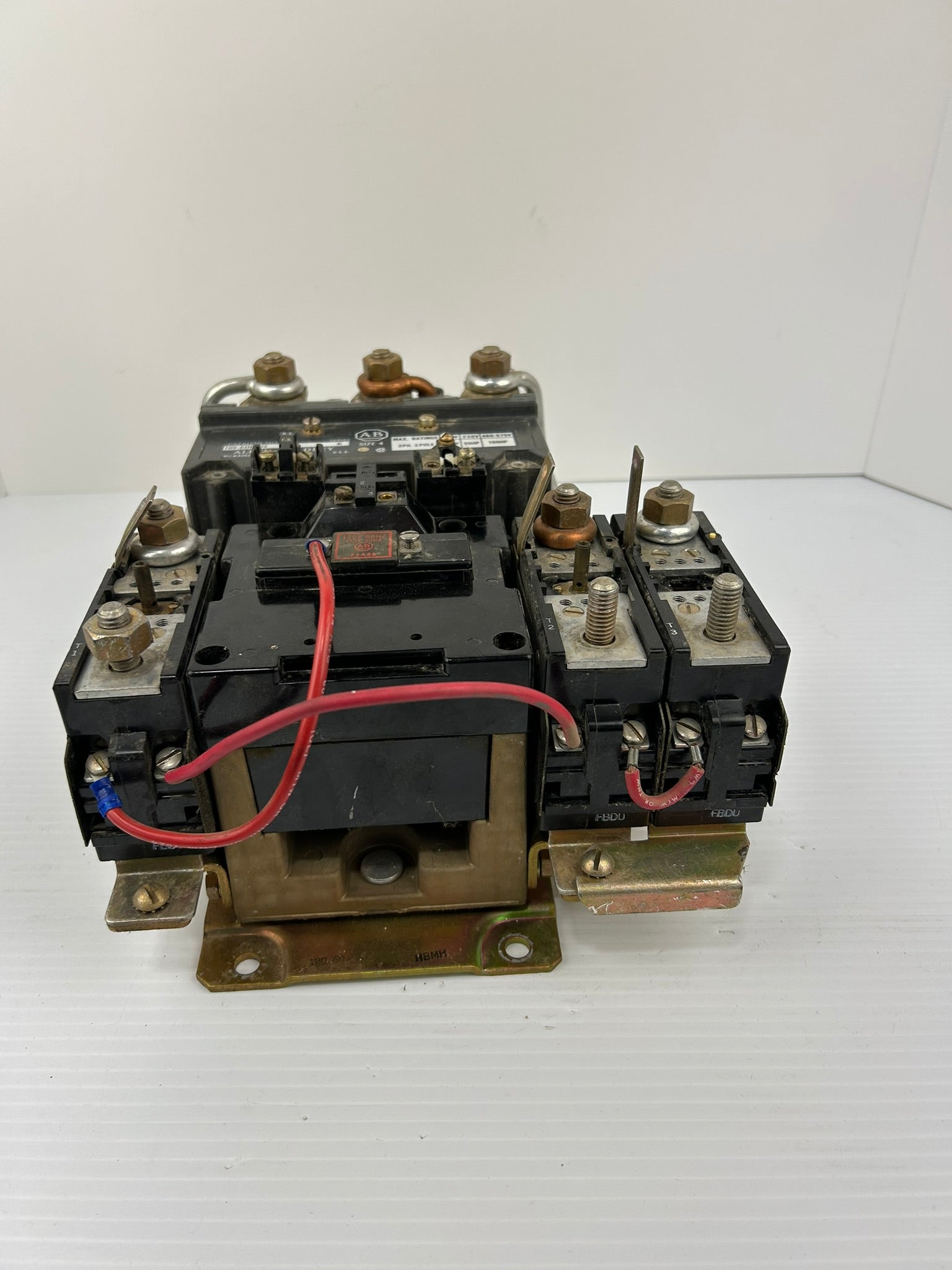 Allen-Bradley 709-E0D103 Motor Starter Size 4 Series K 3 Phase 3 Pole
