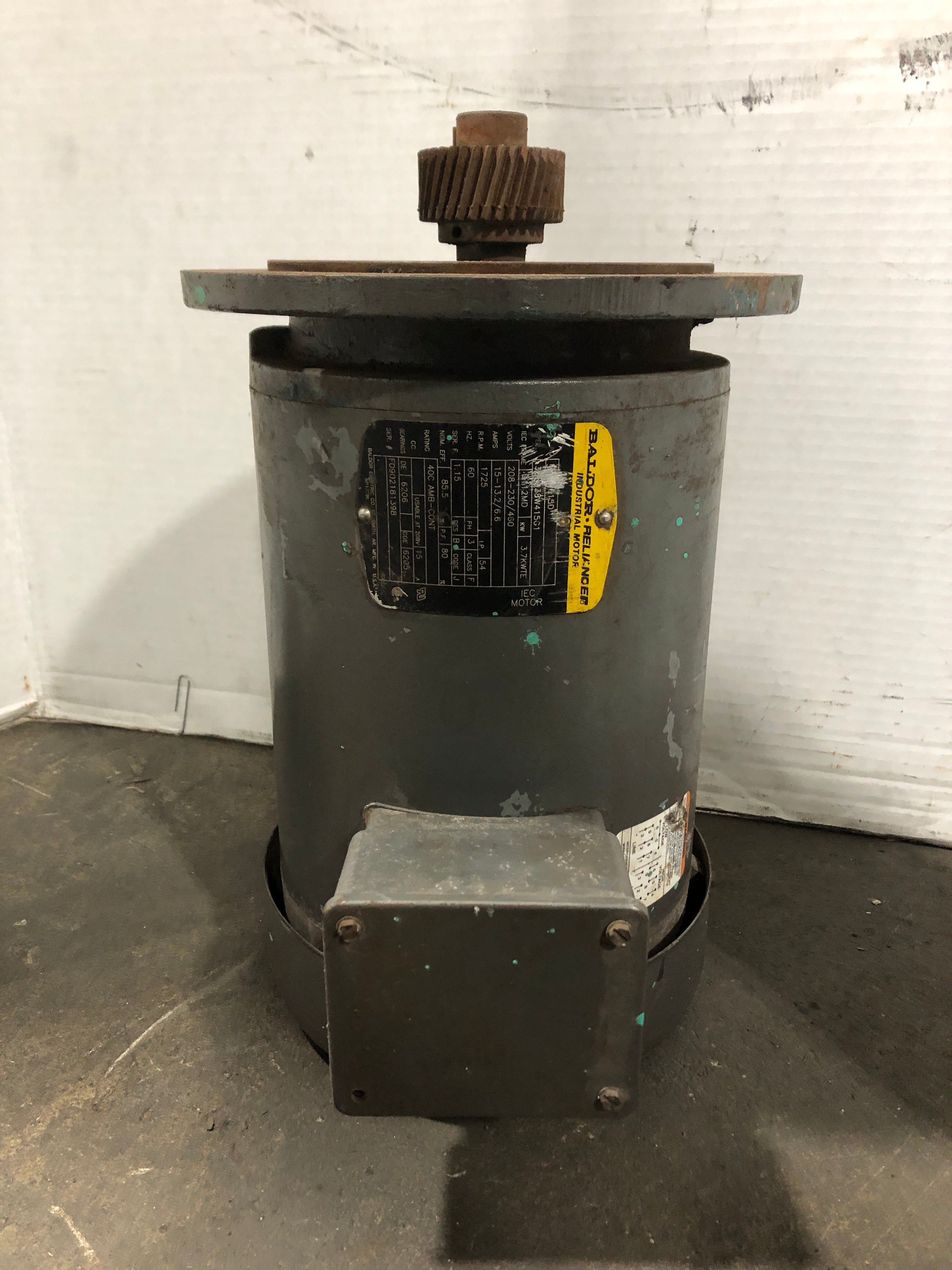 Baldor Reliance 615D Industrial Motor 38W415G1 1725 RPM 3 PH
