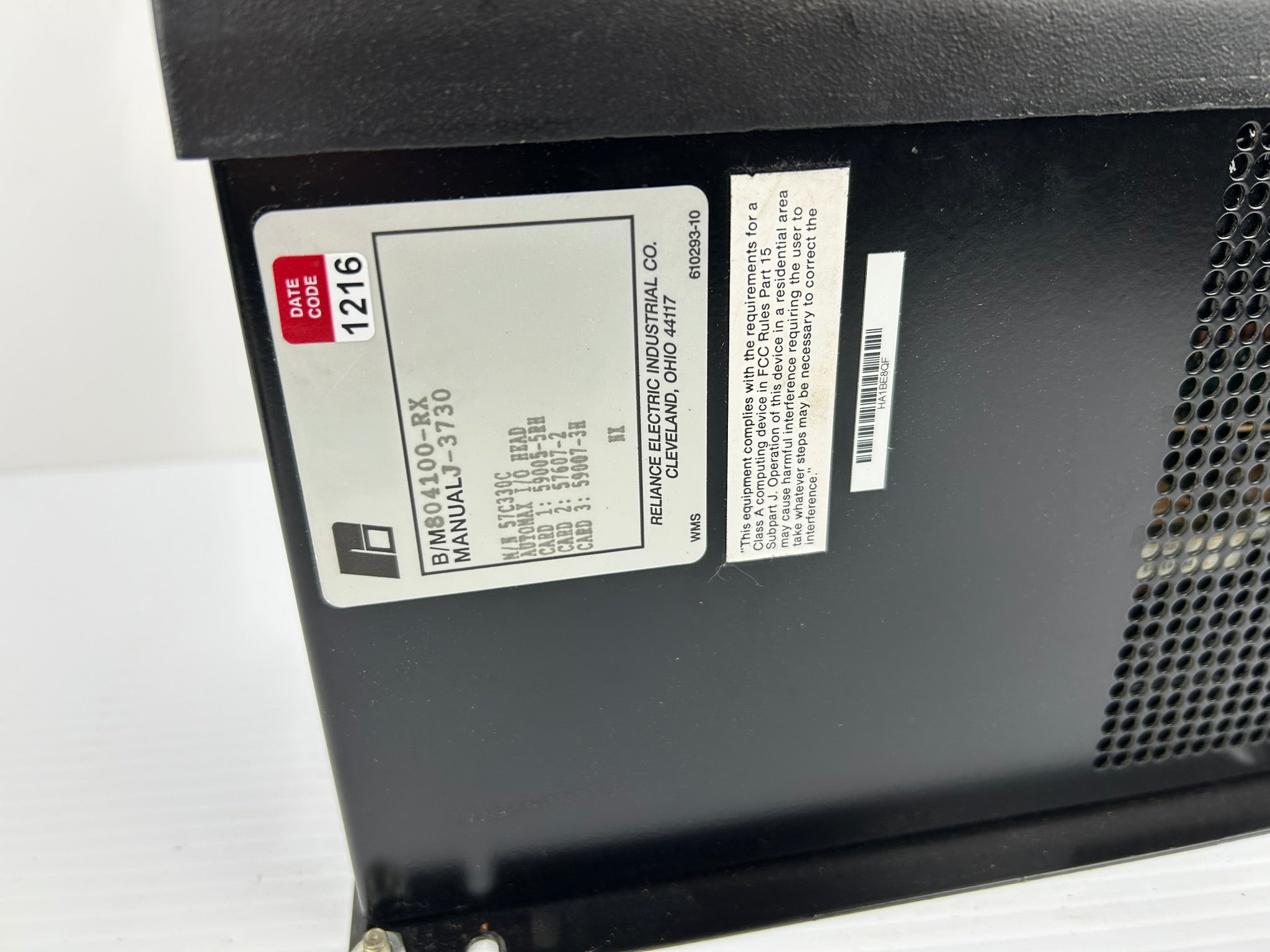 Reliance Electric 57C330C Automax Remote I/O Head 804100-RX J-3730