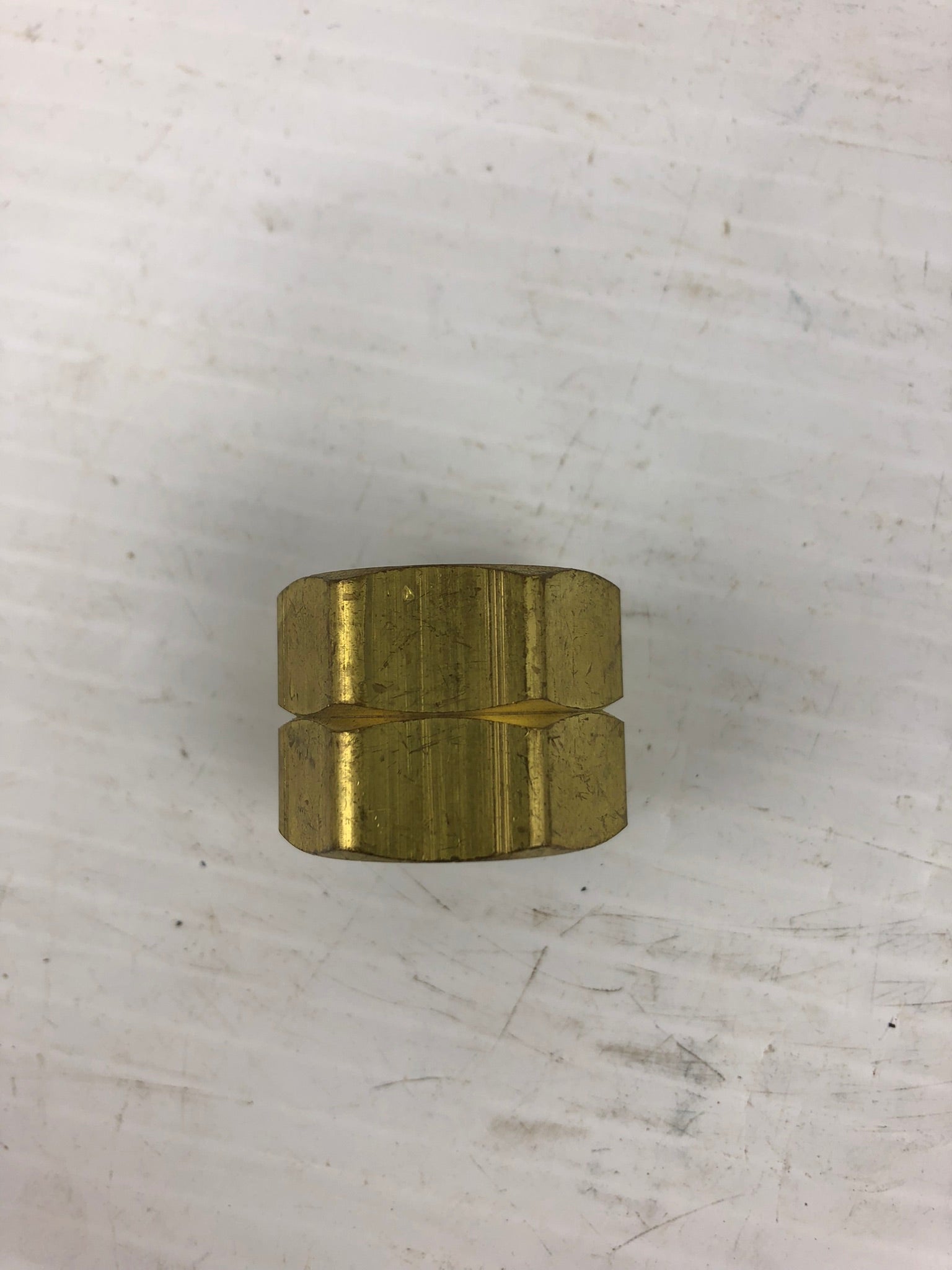 7/8" Brass Hex Nuts - Lot of 3