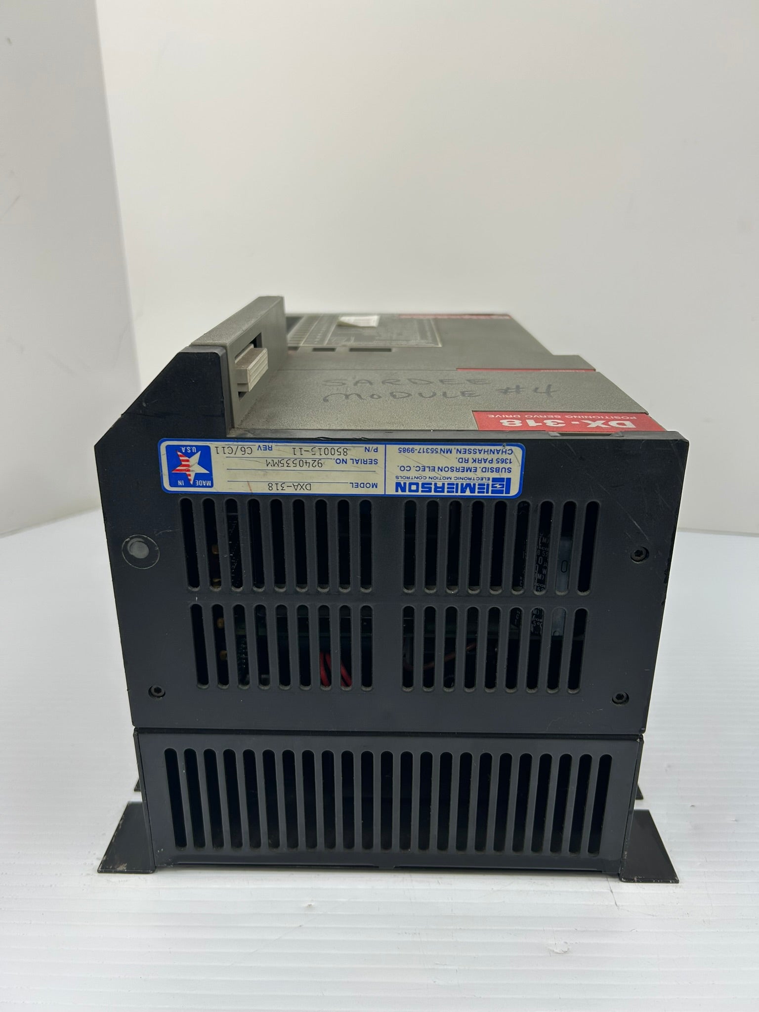 Emerson DXA-318 Positioning Servo Drive Rev C6/C11