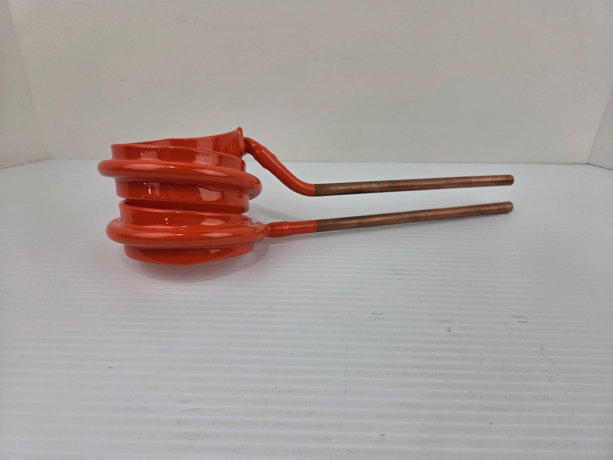 High Frequency Copper Tube Induction Heating Coil for Welding TT1-3.125L Orange