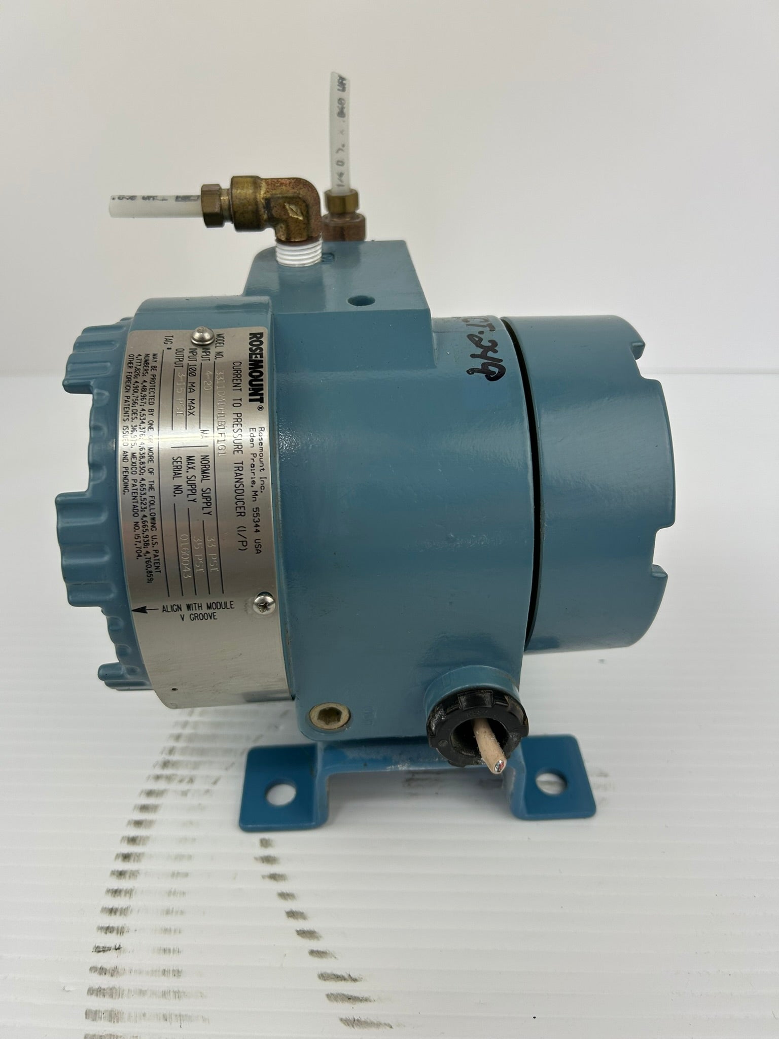 Rosemount 3311DM1H1B1F1G1 Pressure Transducer 3-15PSI