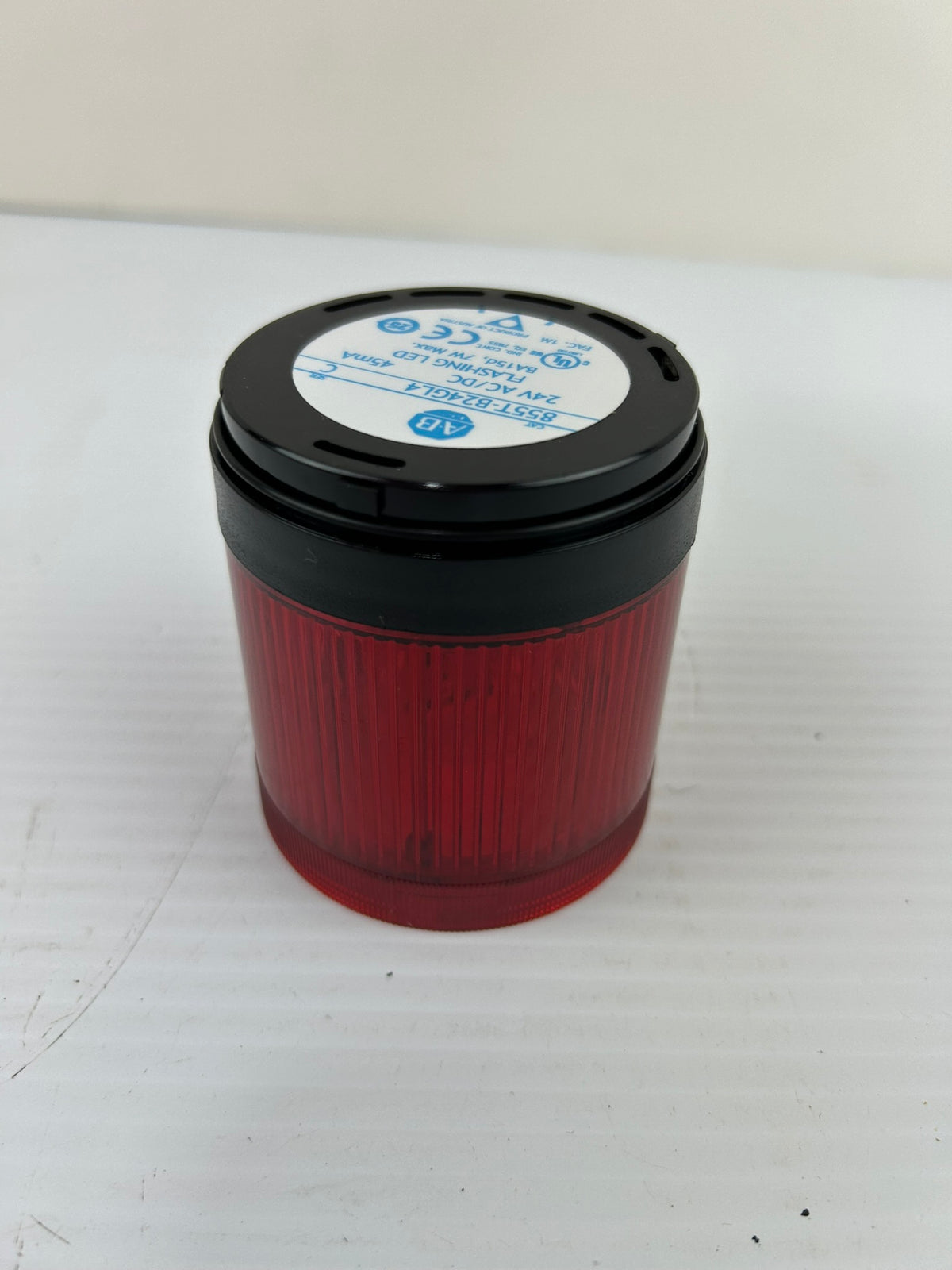 Allen Bradley 855T-B24GL4 Flashing Red LED Indicator Light Series C