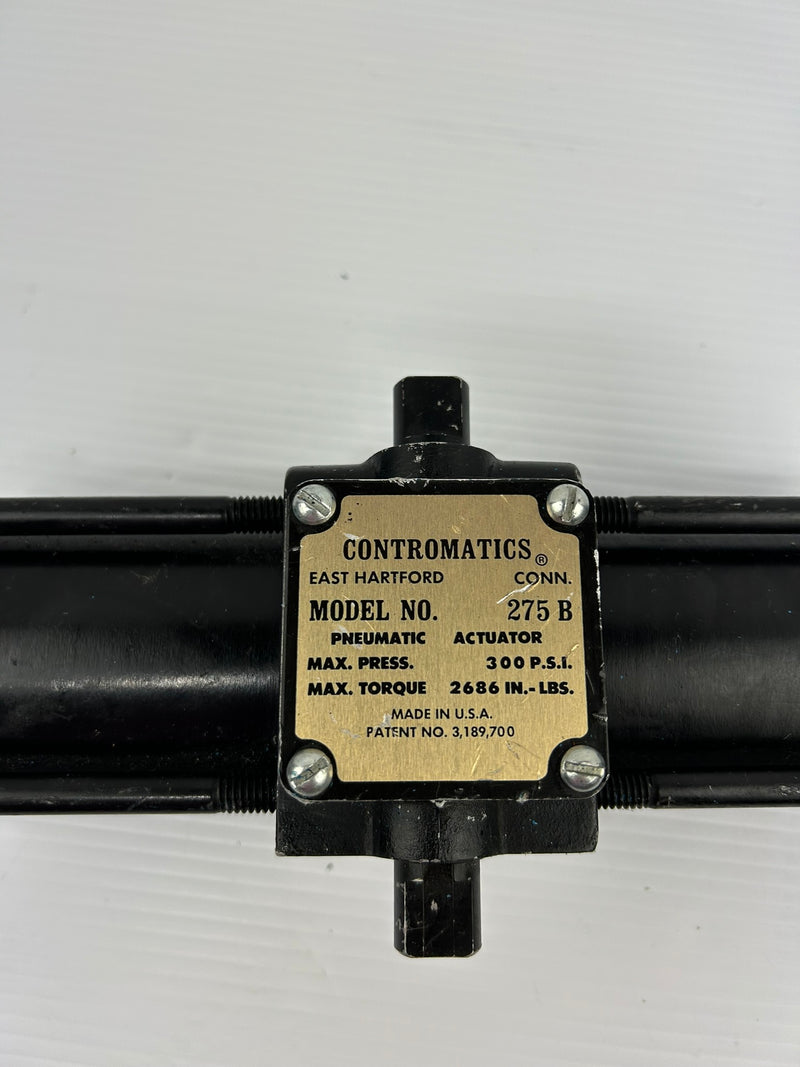 Contromatics 275B Pneumatic Valve Actuator 300 PSI Max Pressure