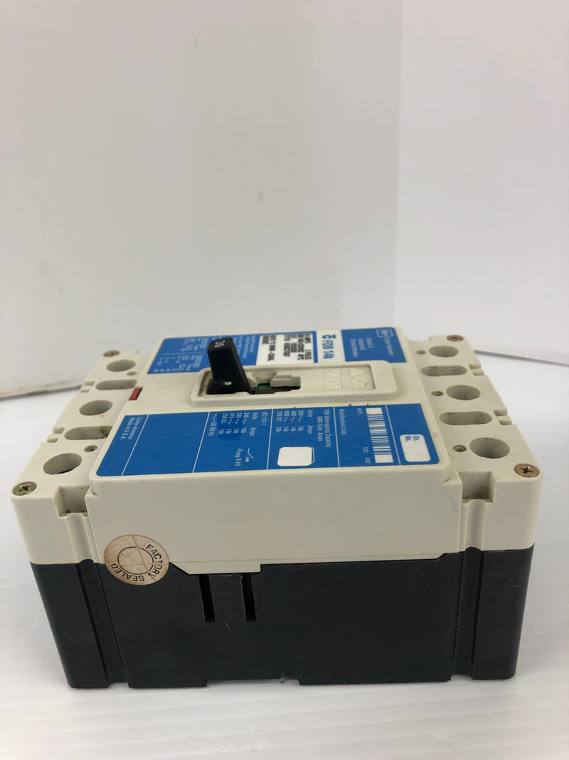 Cutler-Hammer FDB3030 Industrial Circuit Breaker FDB14K Ser. C 600VAC 30A 3P