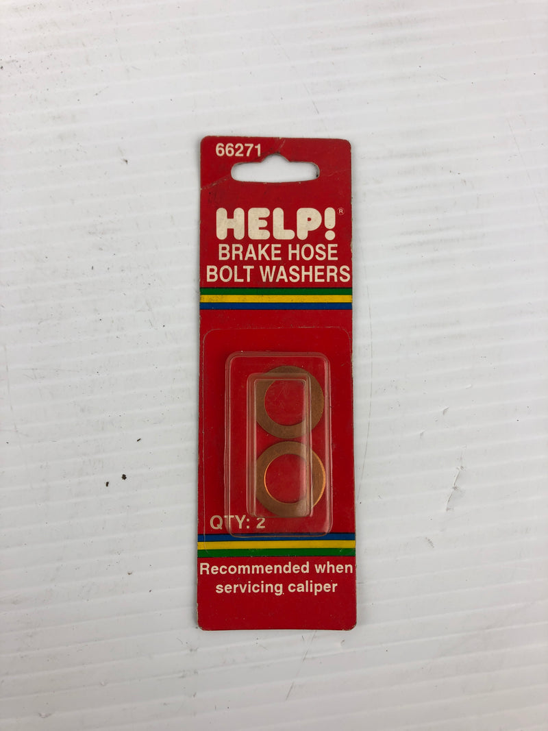 HELP! 66271 Brake Hose Bolt Washers - Package of 2