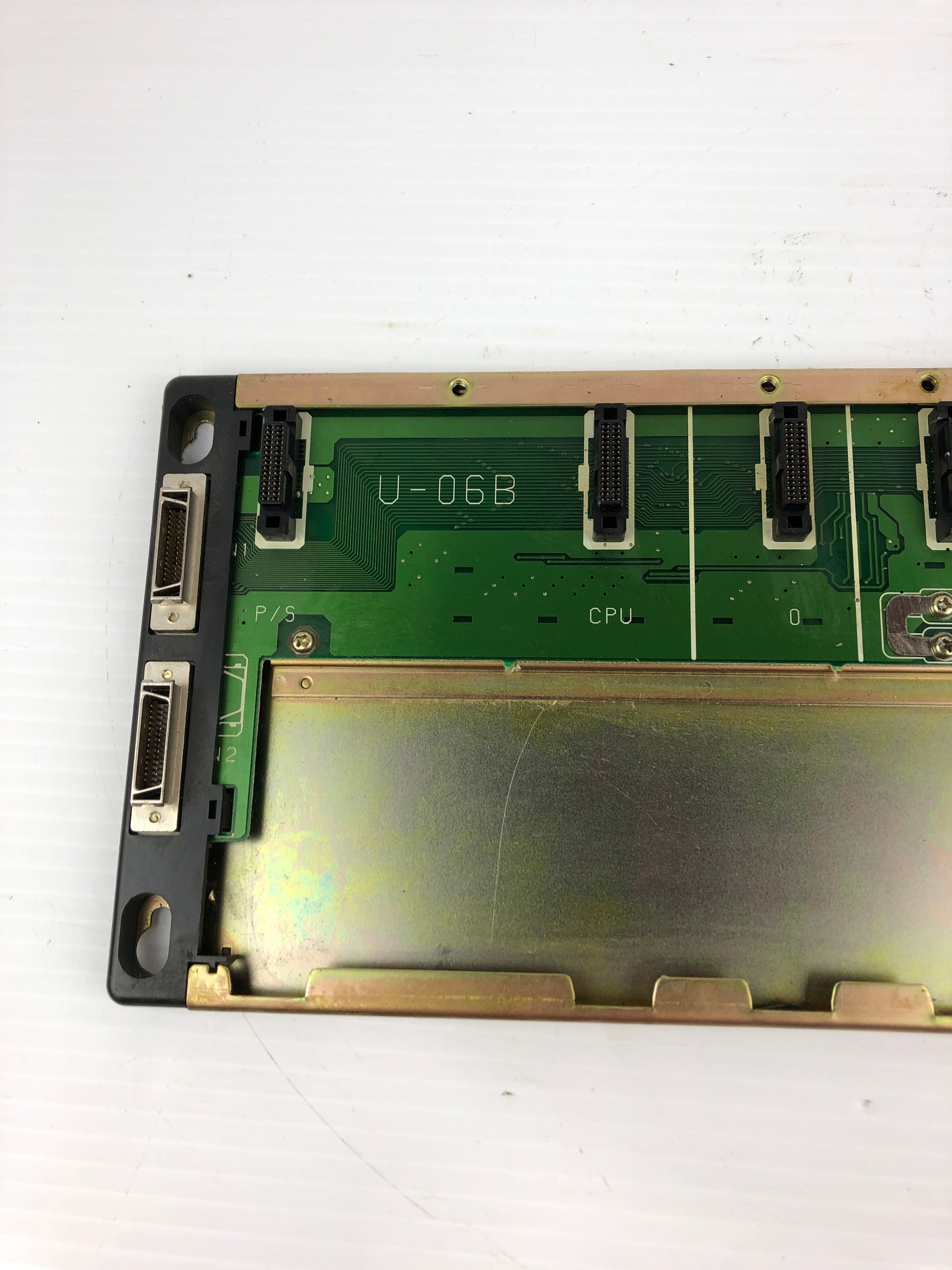 Texas Instrument 9104 7-Slot PLC Circuit Board Rack U-06B