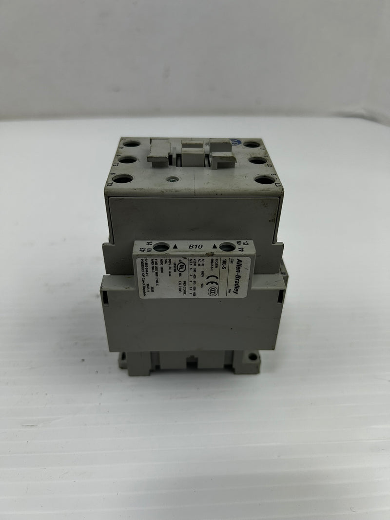 Allen-Bradley 100-C43*00 Ser A Contactor with 100-S Contact Block