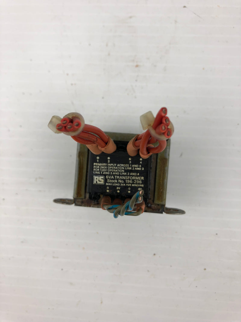 RS 196-296 Transformer 6VA