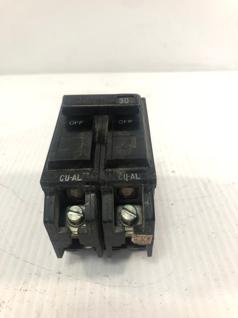 GE 2 Pole 30 Amp Circuit Breaker