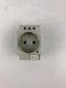 Luetze 680572 Control Cabinet Outlet for Hat Rail ST-3/S 16A 250V