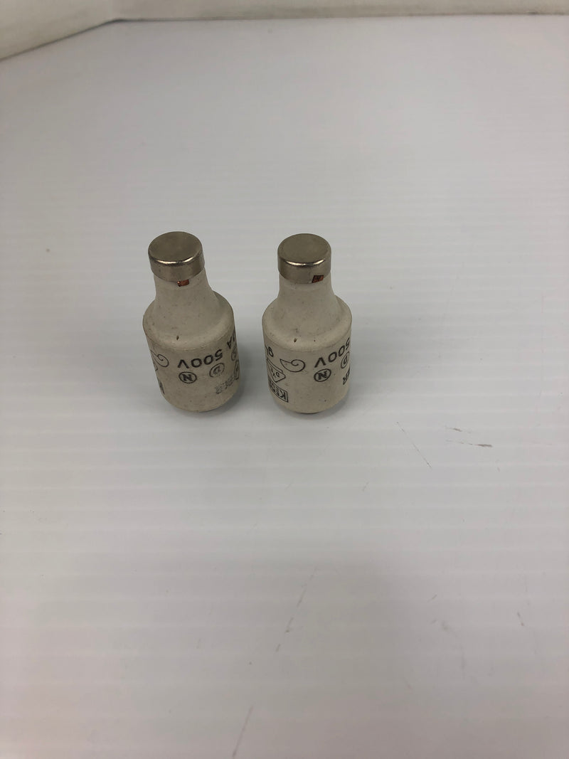 Weber Ceramic Bottle Fuse 20A 500V (Lot of 2)