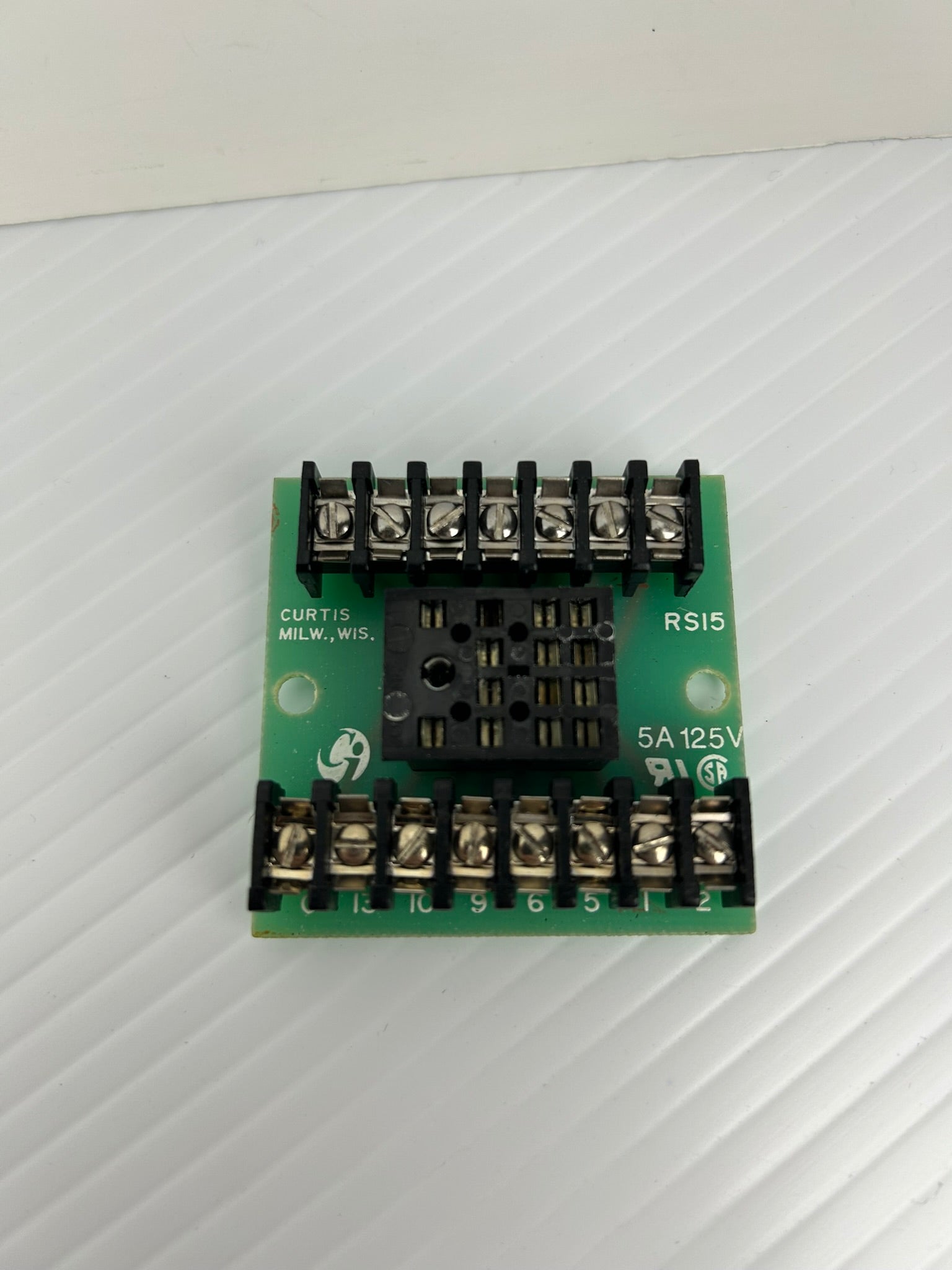 Curtis RS15 Relay Socket 125V 5A - Lot of 5