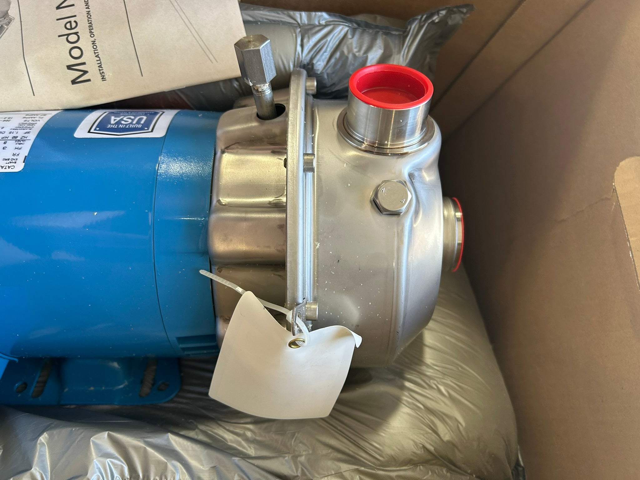 Goulds 2ST1J9C4F Stainless Steel Centrifugal Pump 5 HP 3 Phase 208-230/460V TEFC