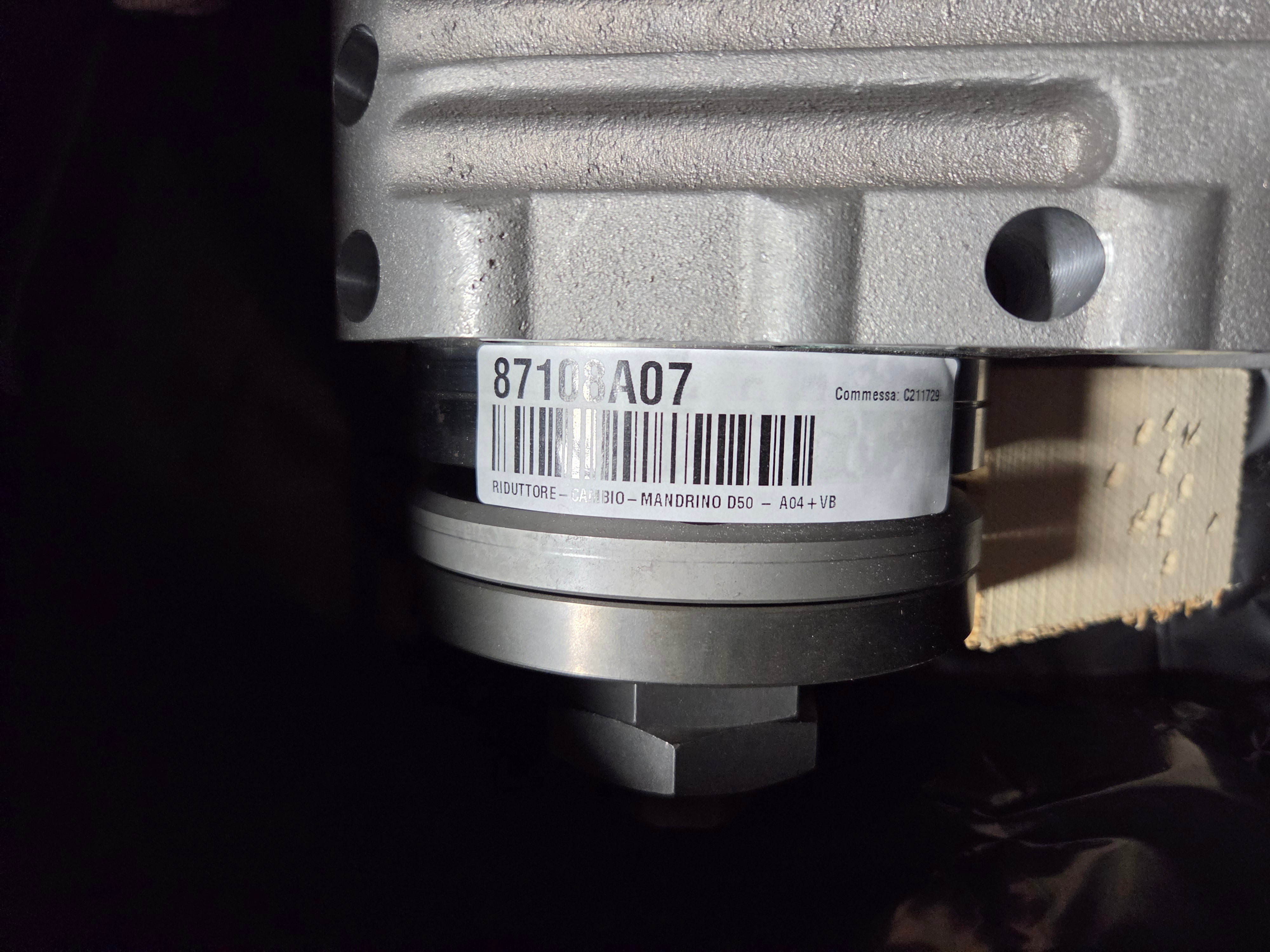 M287108A07 87108A07 Right Angle Blade Drive Gearbox D50 Spindle Reducer CNC NEW
