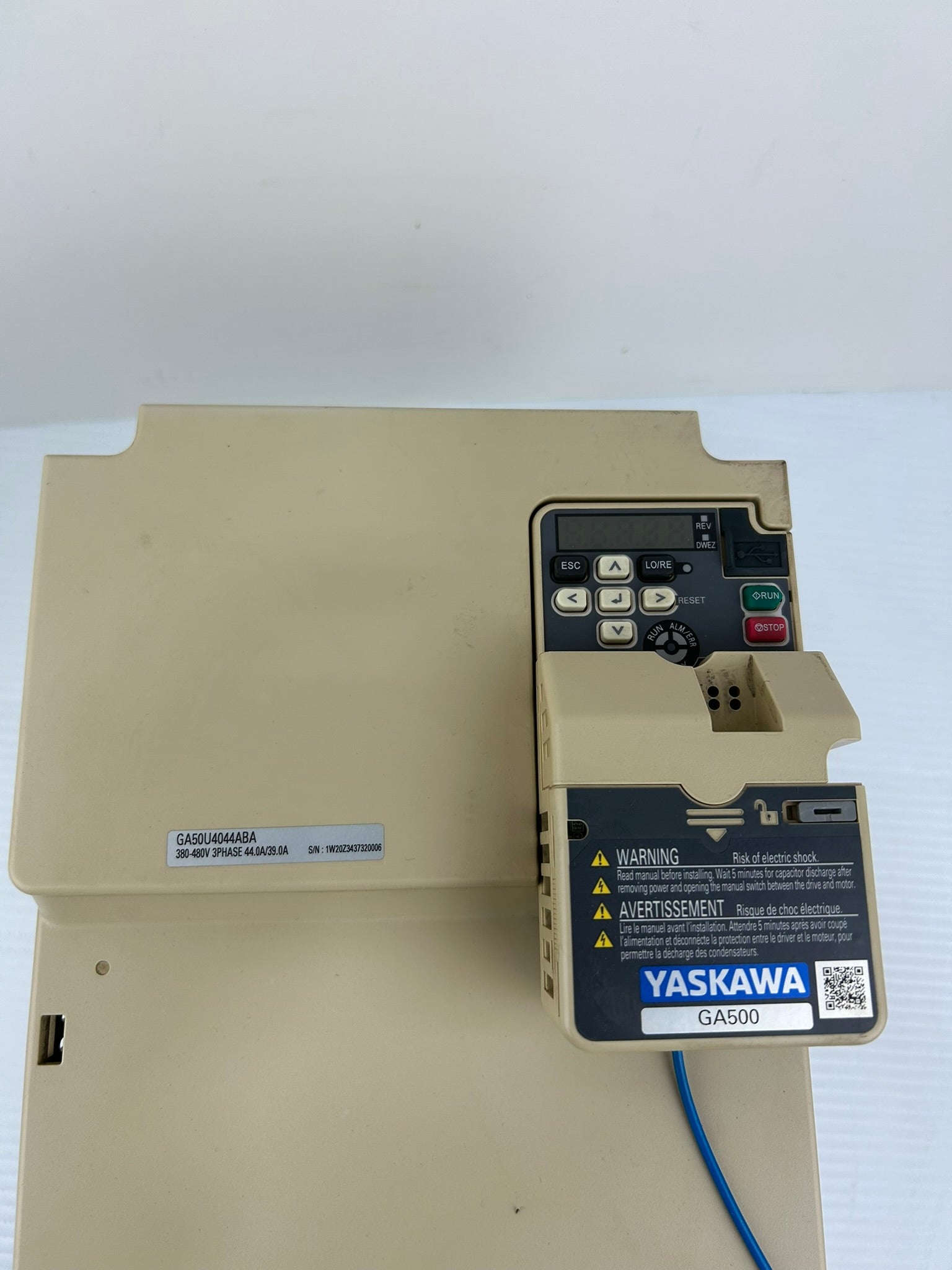 Yaskawa CIPR-GA50U4044ABAA-AAAASA AC Electric Drive Rev A - With Cover