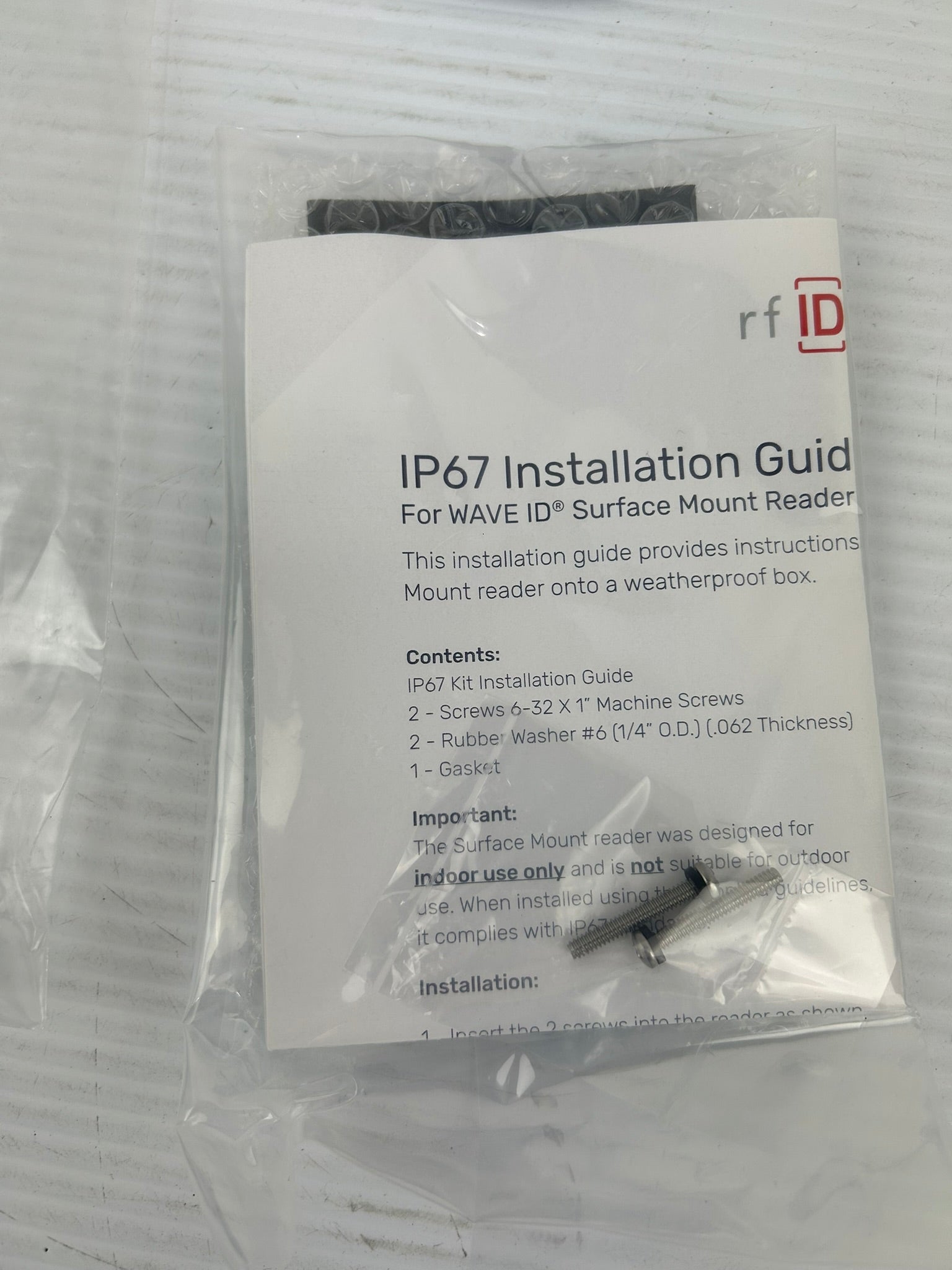 RF IDeas KT-805W1AKU-RA-IP67 Surface Mount USB Reader