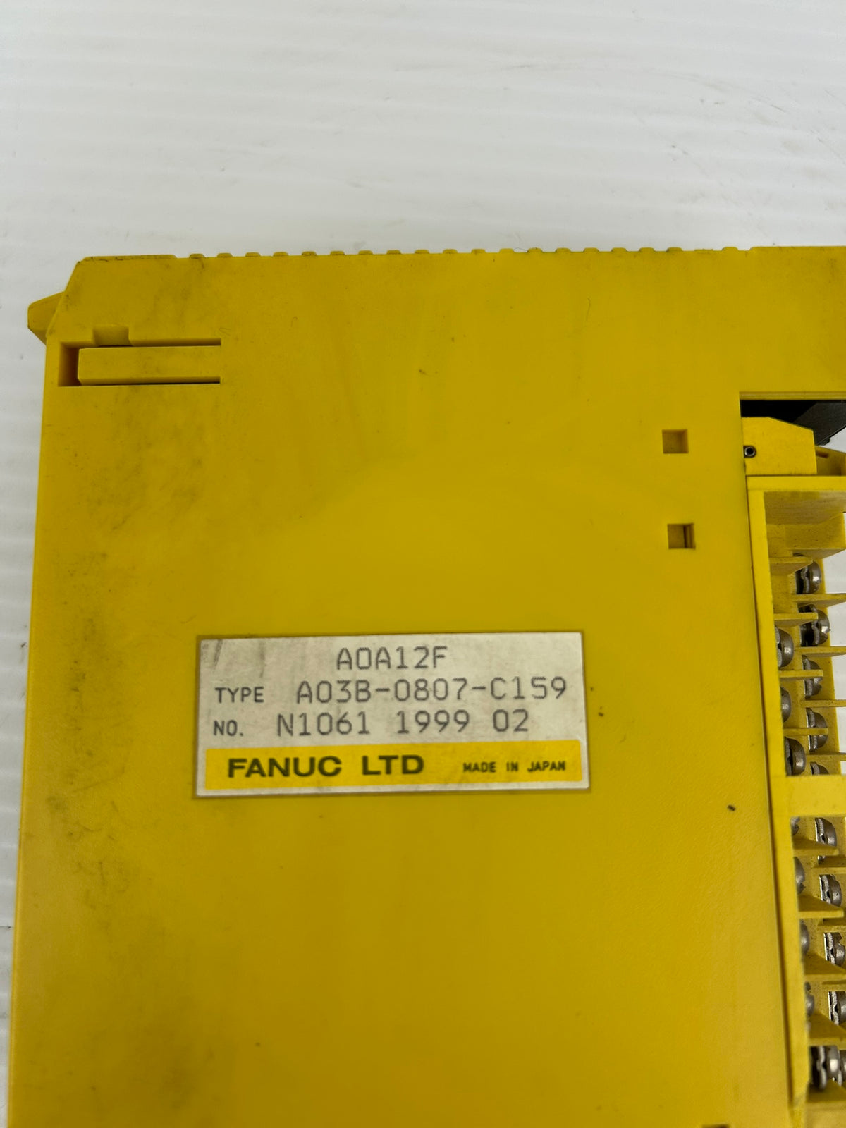 Fanuc A03B-0807-C159 AOA12F 12 Point 115VAC Output Module CNC I/O