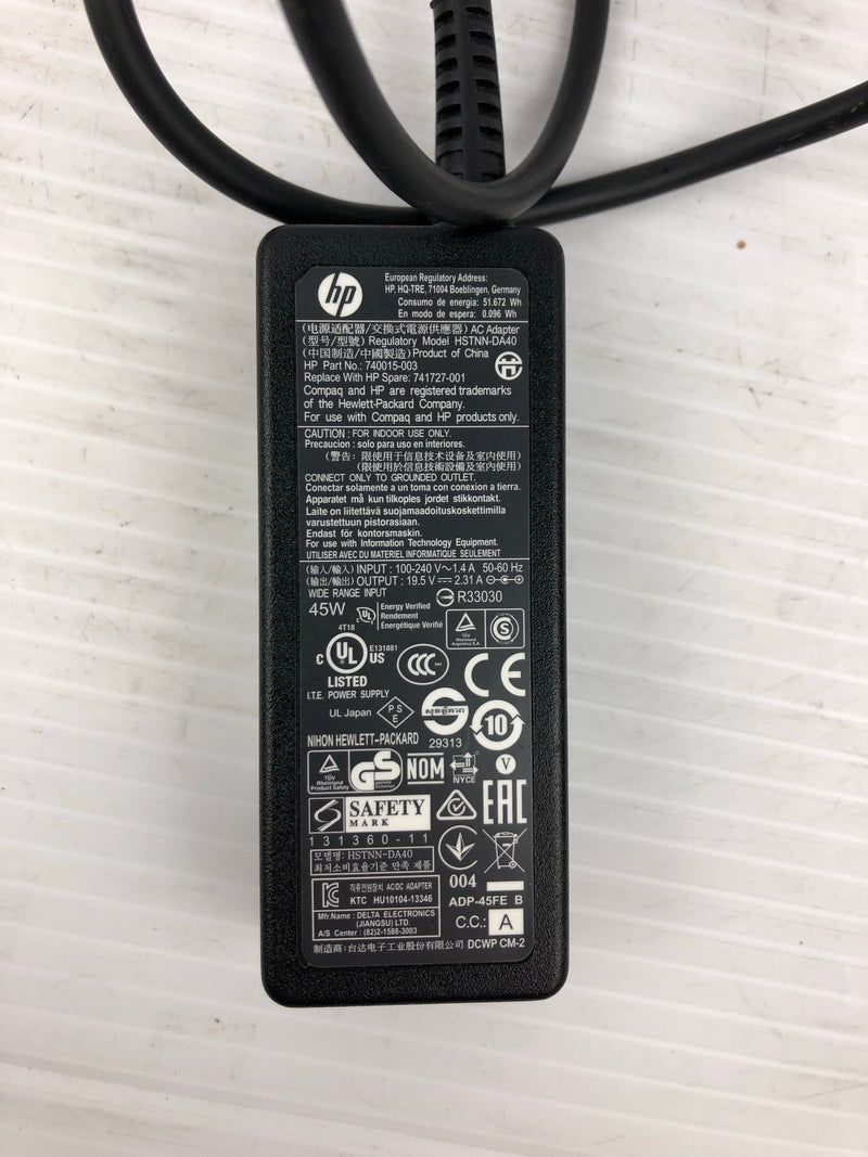 HP 740015-003 Laptop Charger Adapter Power Supply