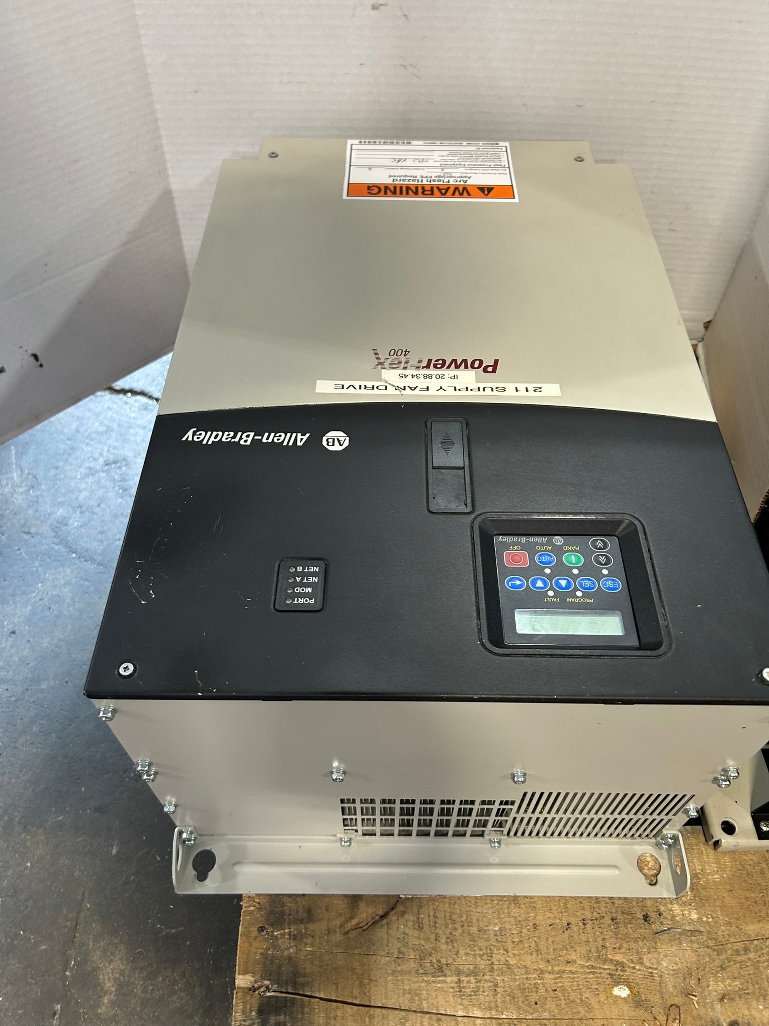Allen-Bradley 22C-D142A103 PowerFlex 400 AC Drive 75kW/100HP 3PH Series B