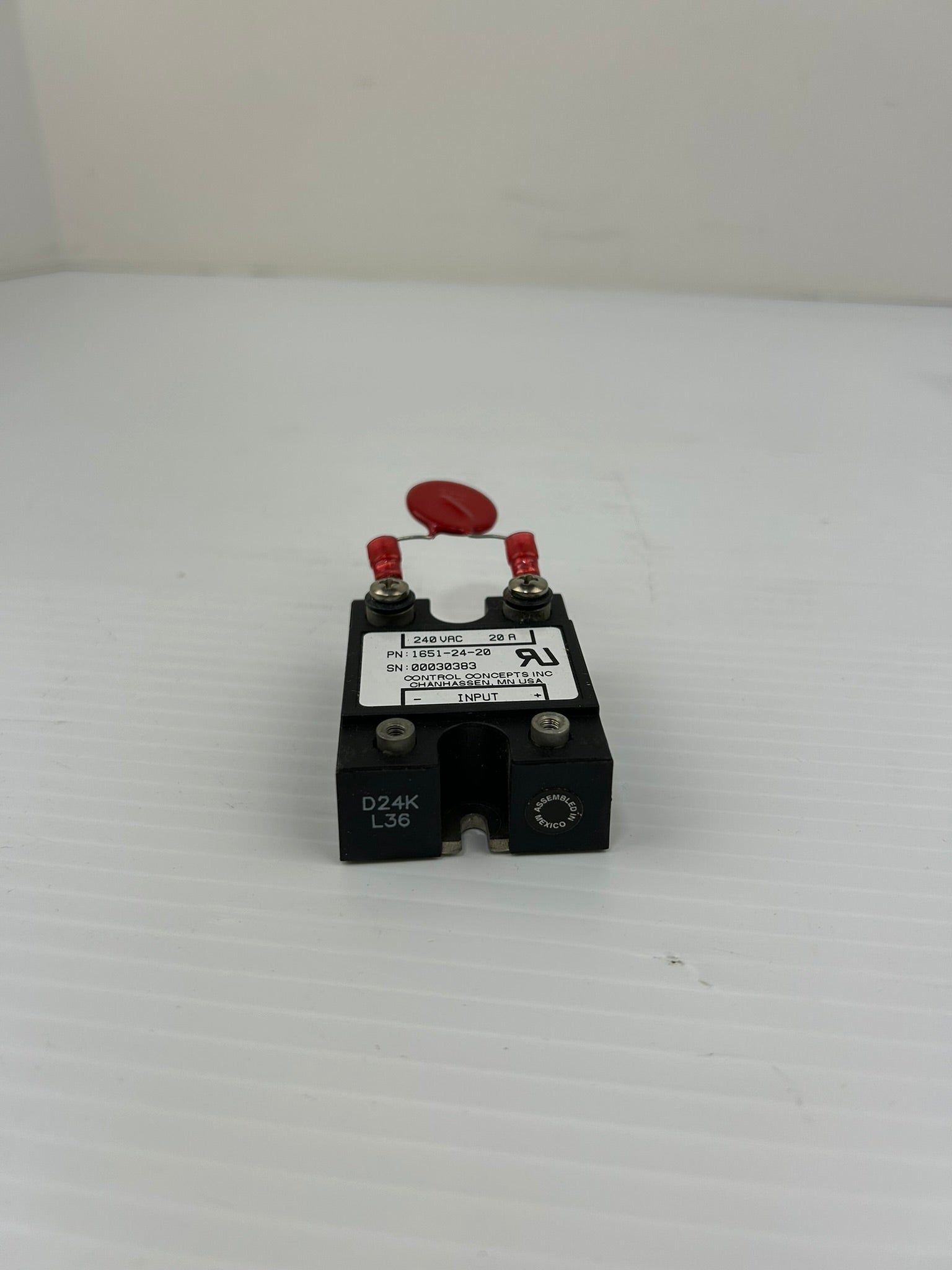Control Concepts 1651-24-20 Solid State Relay 240VAC 20A