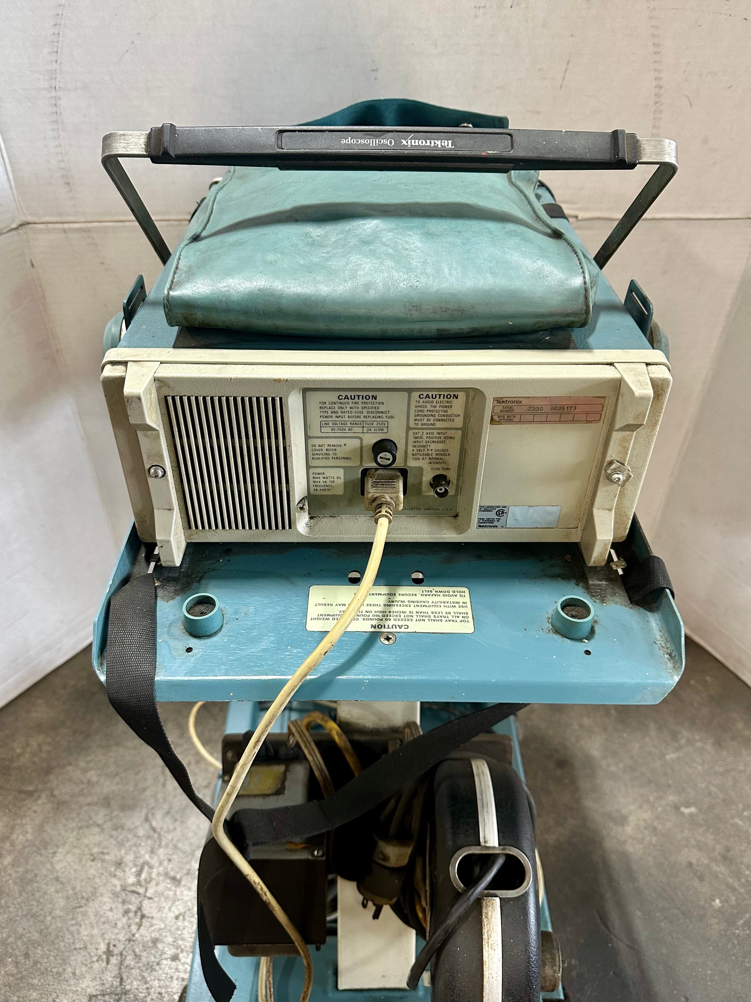 Tektronix 100 MHz Digital Storage Oscilloscope 2230 with K212 Portable Instrument Cart