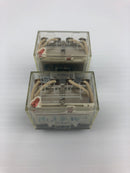 Omron LY4N General Purpose Relay 120V (Lot of 2)