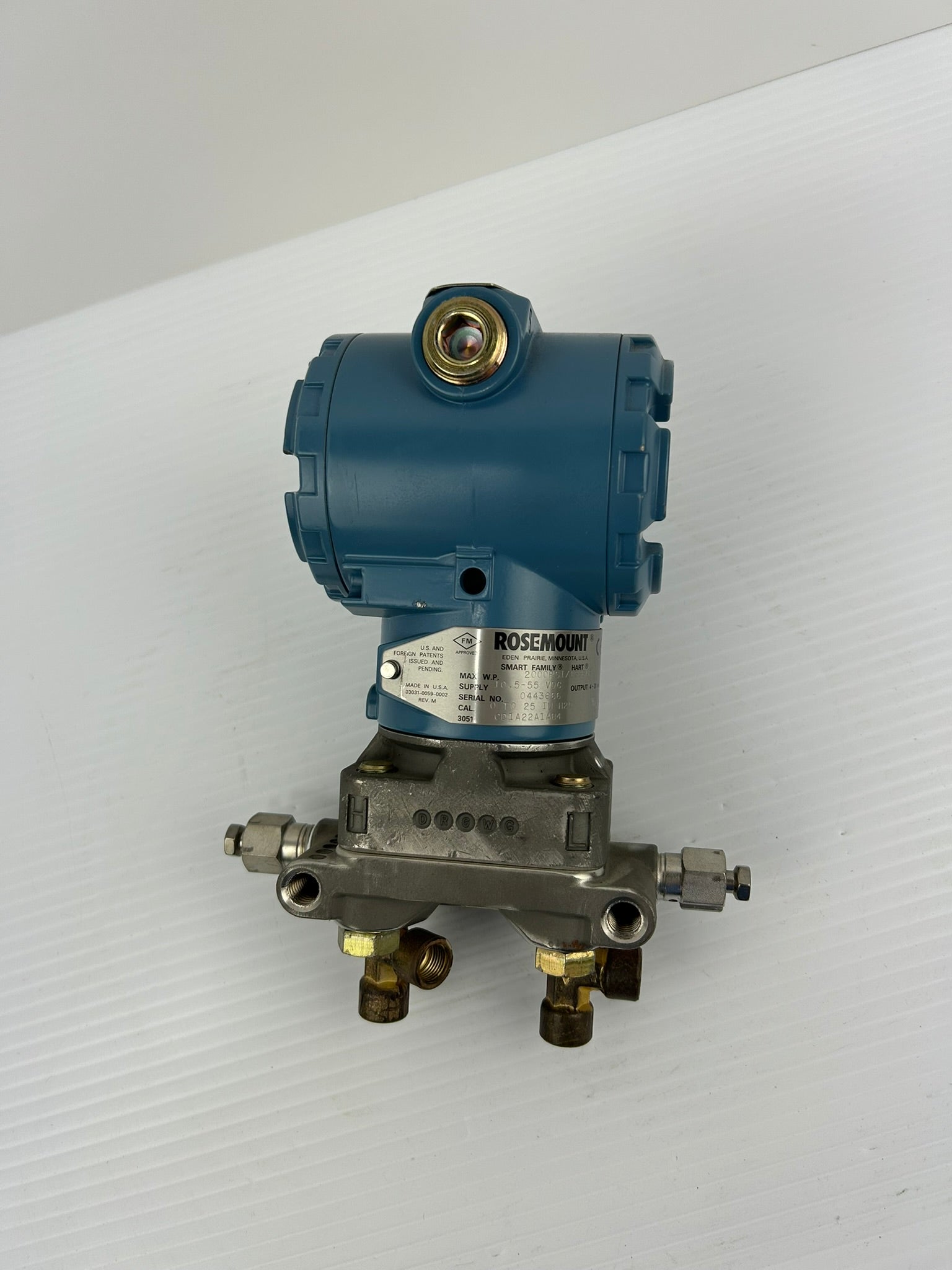 Rosemount 3051CD1A22A1AB4 Pressure Transmitter 2000PSI 138 bar Base Type DP