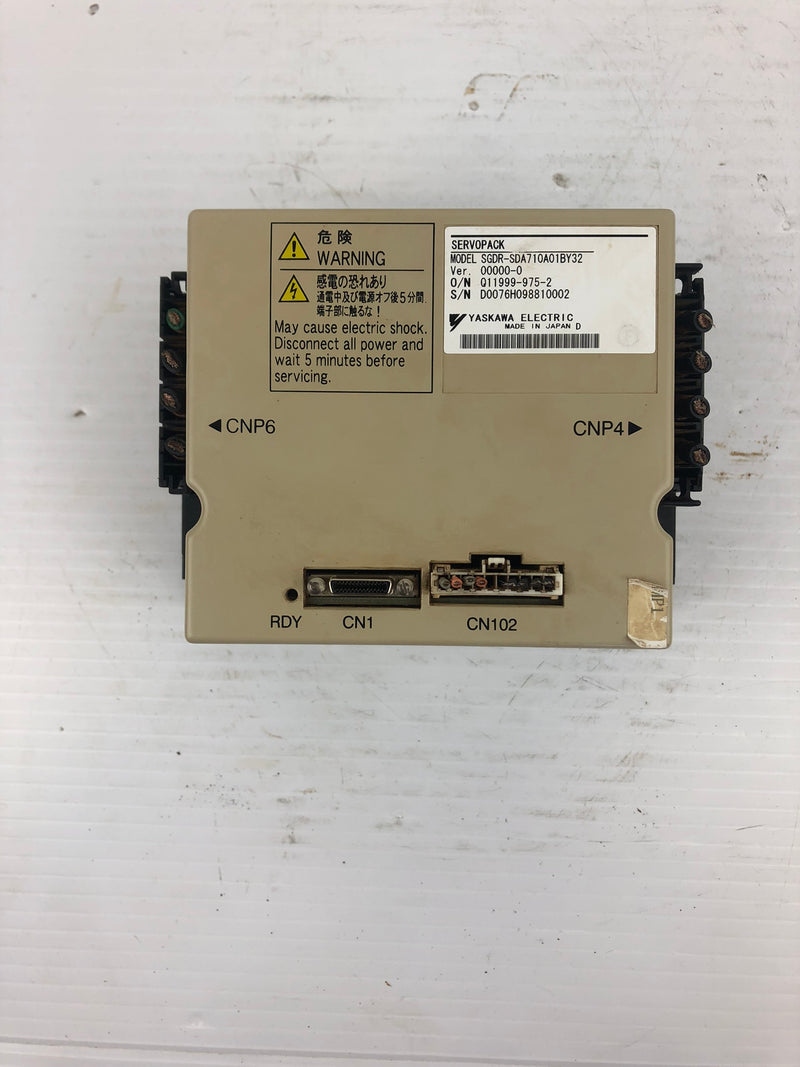 Yaskawa Electric SGDR-SDA710A01BY32 ServoPack Drive