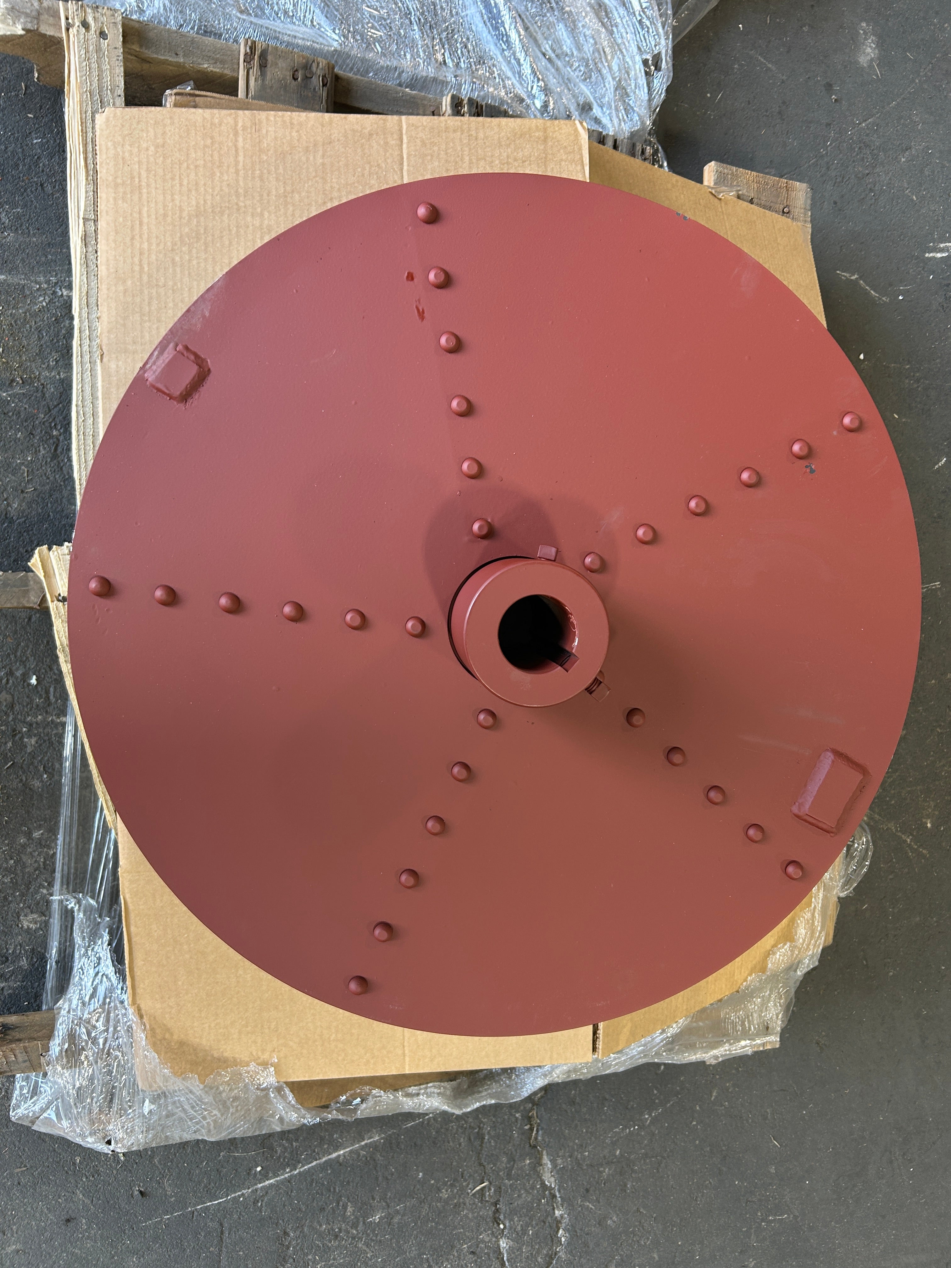 Wheel Material Handling 26" For 7E Blower Fan 2.11" Bore / 2.35" with Keyway