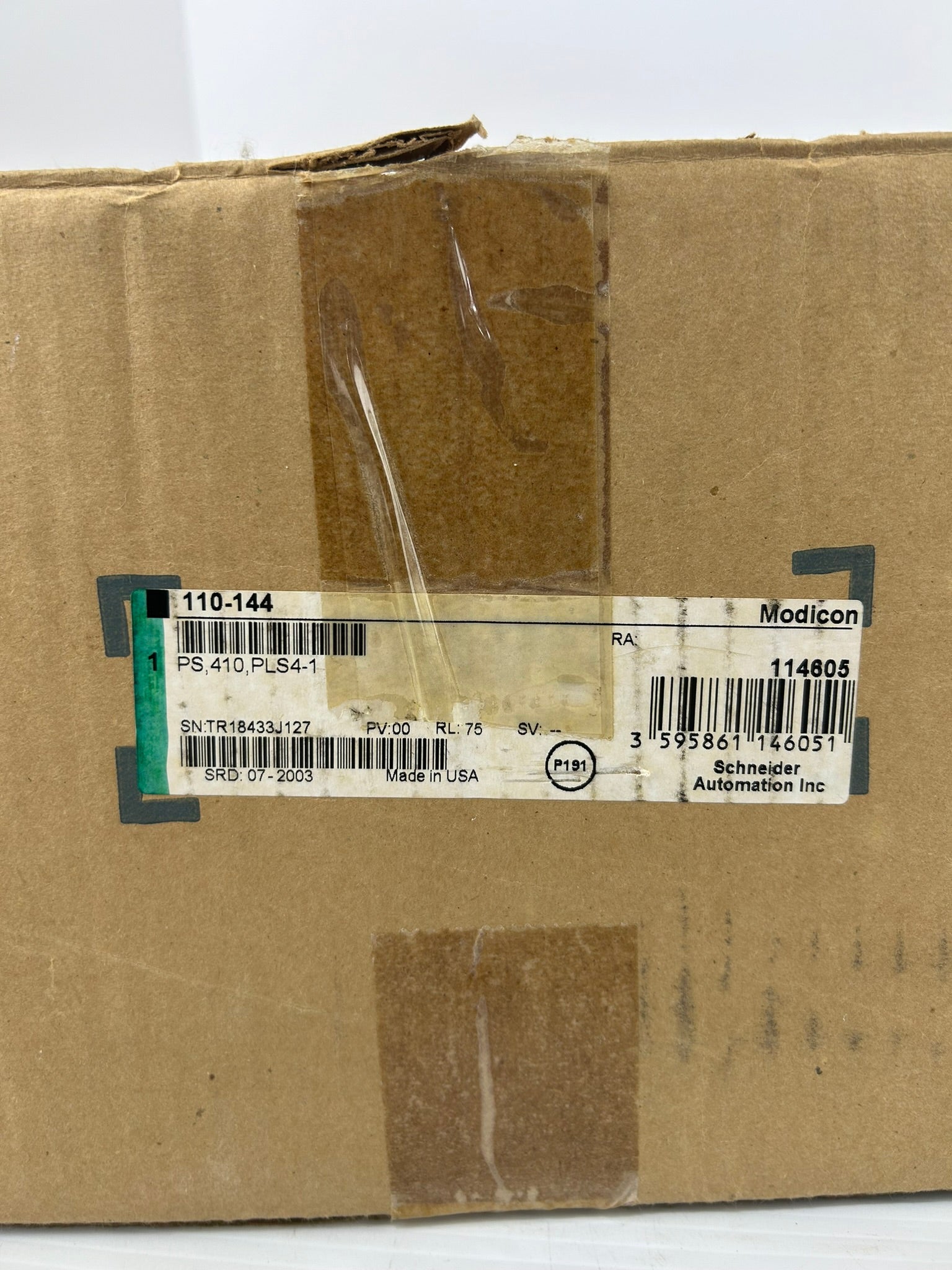ICC Schneider Modicon 110-144 Cyberline 1000 Brushless Servo Power Supply