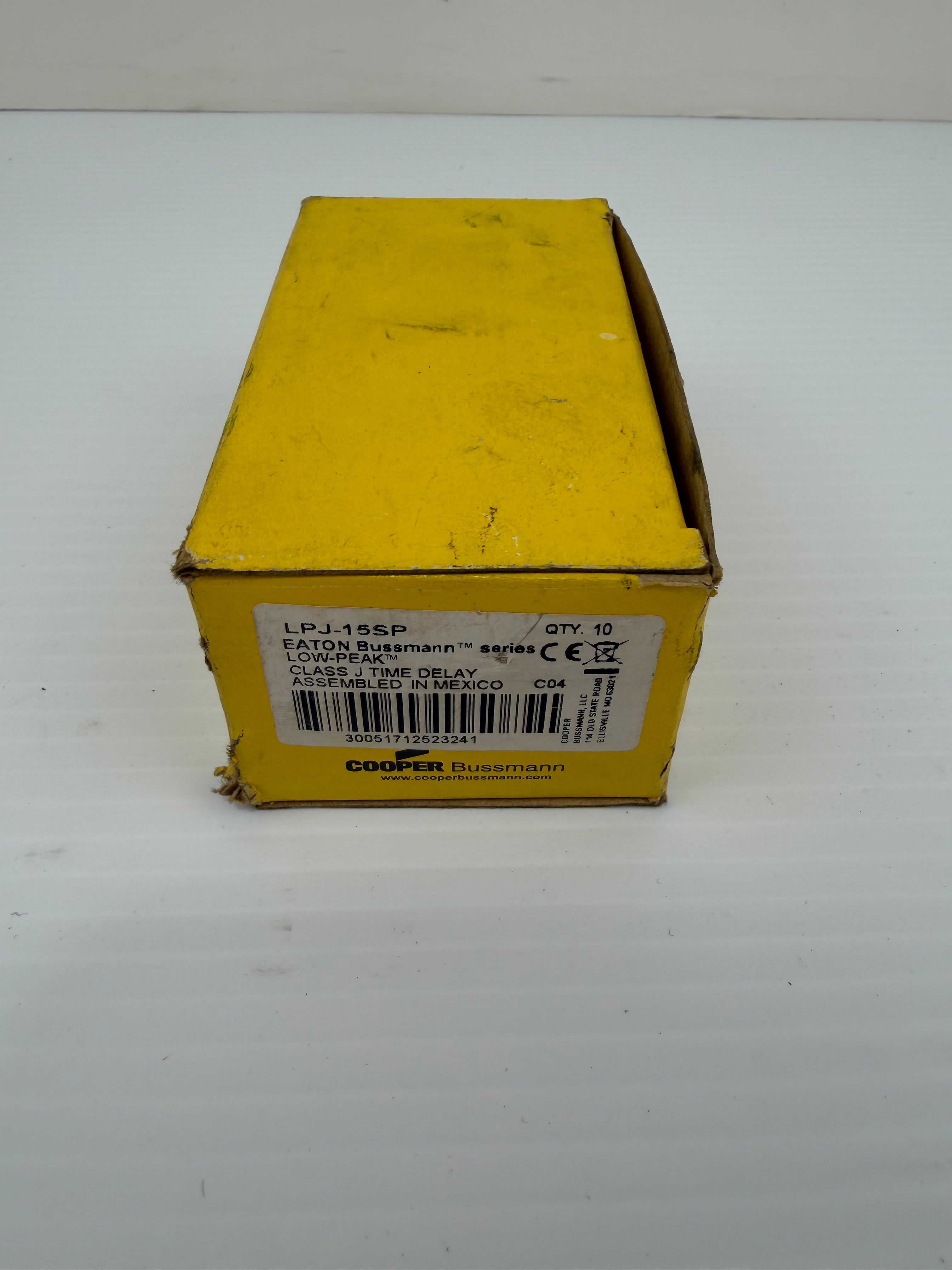 Eaton Bussmann LPJ-15SP Low Peak Class J Time Delay Fuses 15 Amp Lot of 7