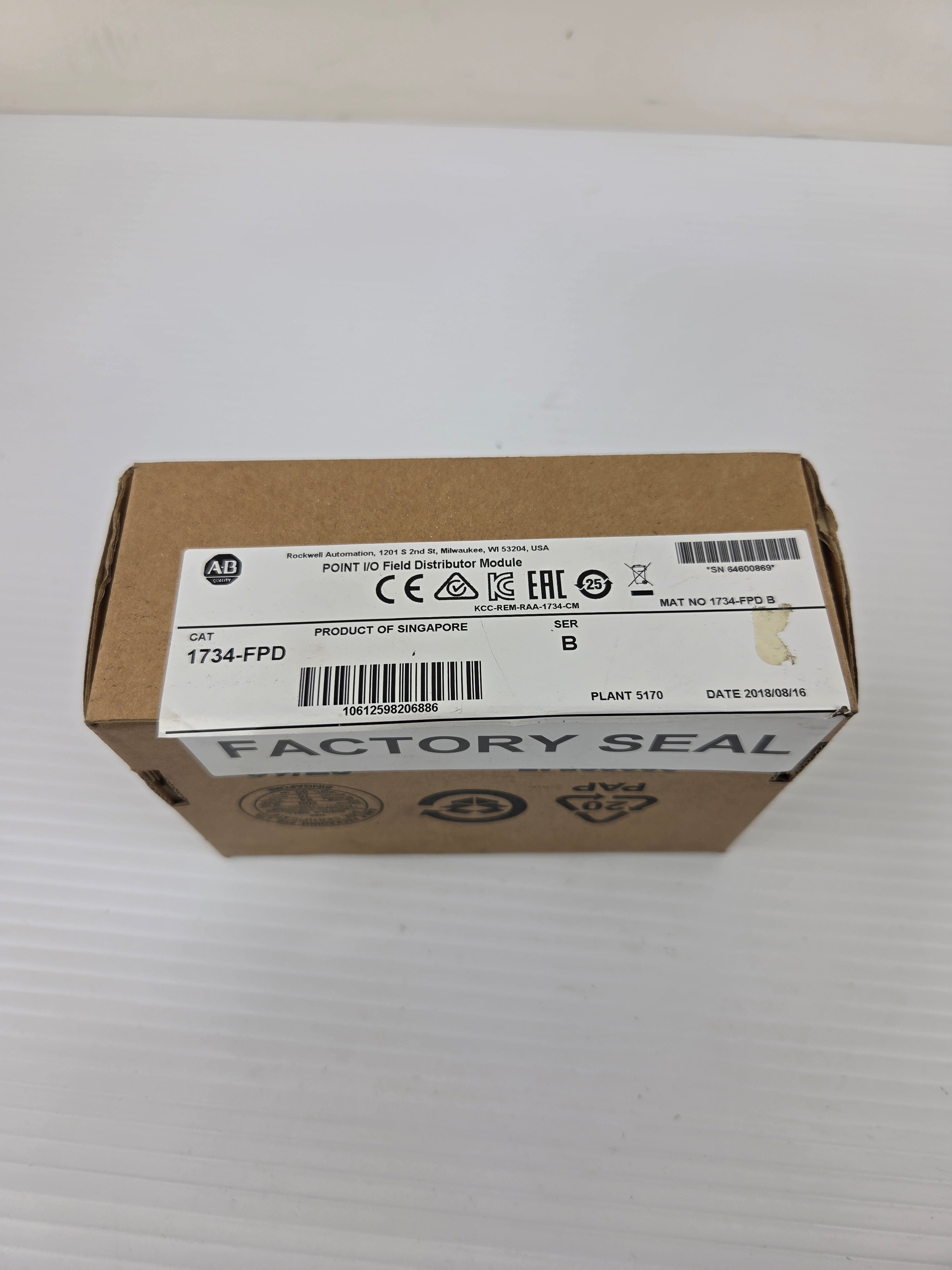 Allen Bradley 1734-FPD Point I/O Field Distributor Module Series B 1734-RTB /A
