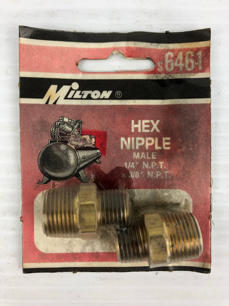 Milton s646-1 Hex Nipple Male 1/4" NPT