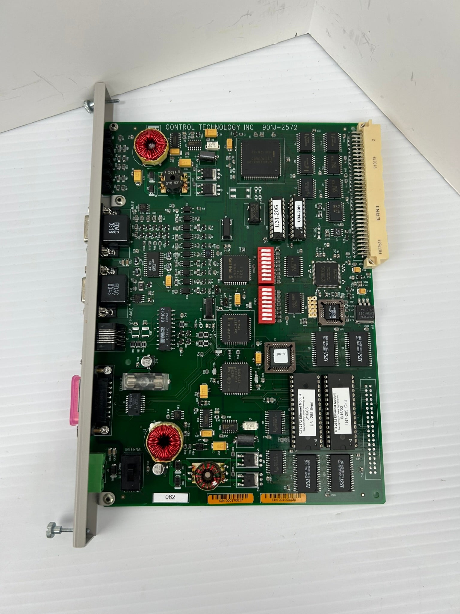 Control Technology 2572 Ethernet TCP/IP Module 901J-2572