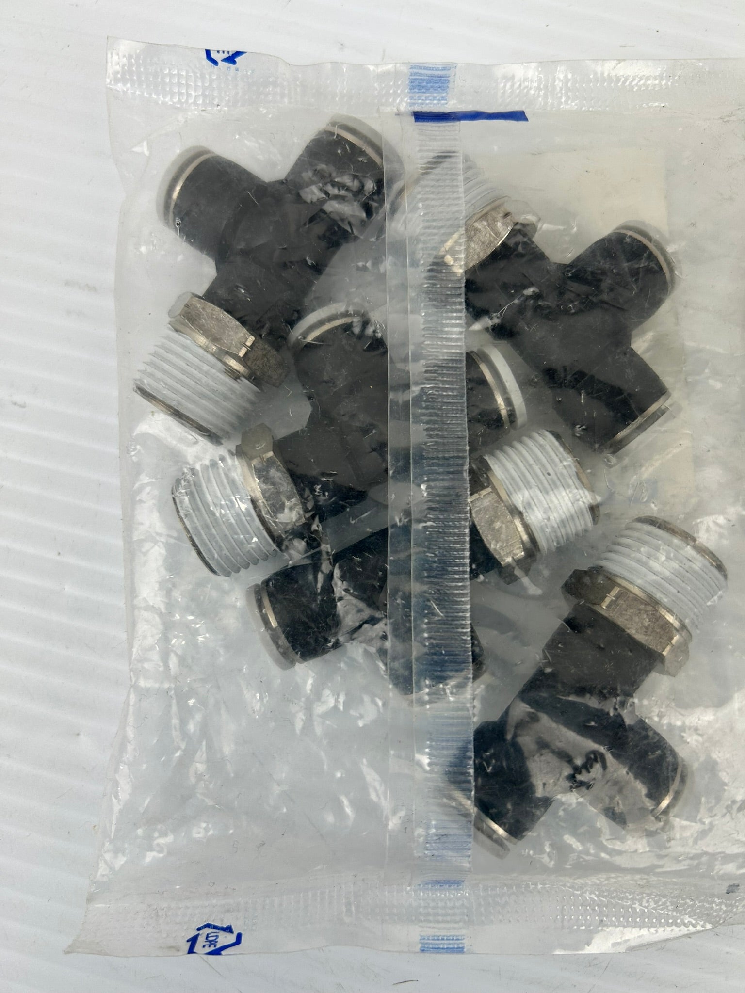 Festo QBTL-1/2-3/8-U Fitting 564725 Series A1 Male Run Tee - Lot of 10