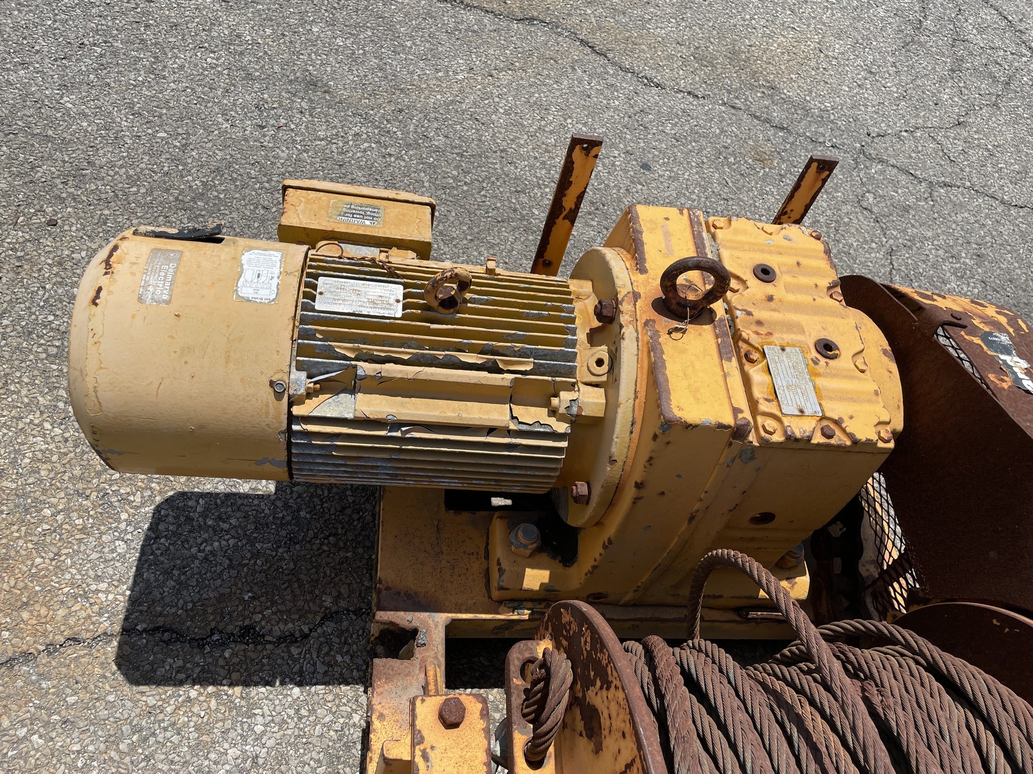 Ingersoll Rand Electric Winch 10,000 lbs. Capacity 3PH 10000B40-4-16-10-M4P4-20
