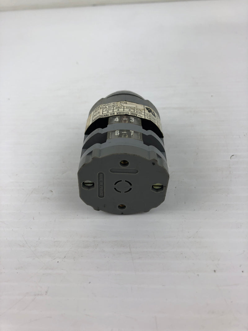 Siemens 3ZL2 Rotary Contact Switch 10A 600VAC 287-INB05