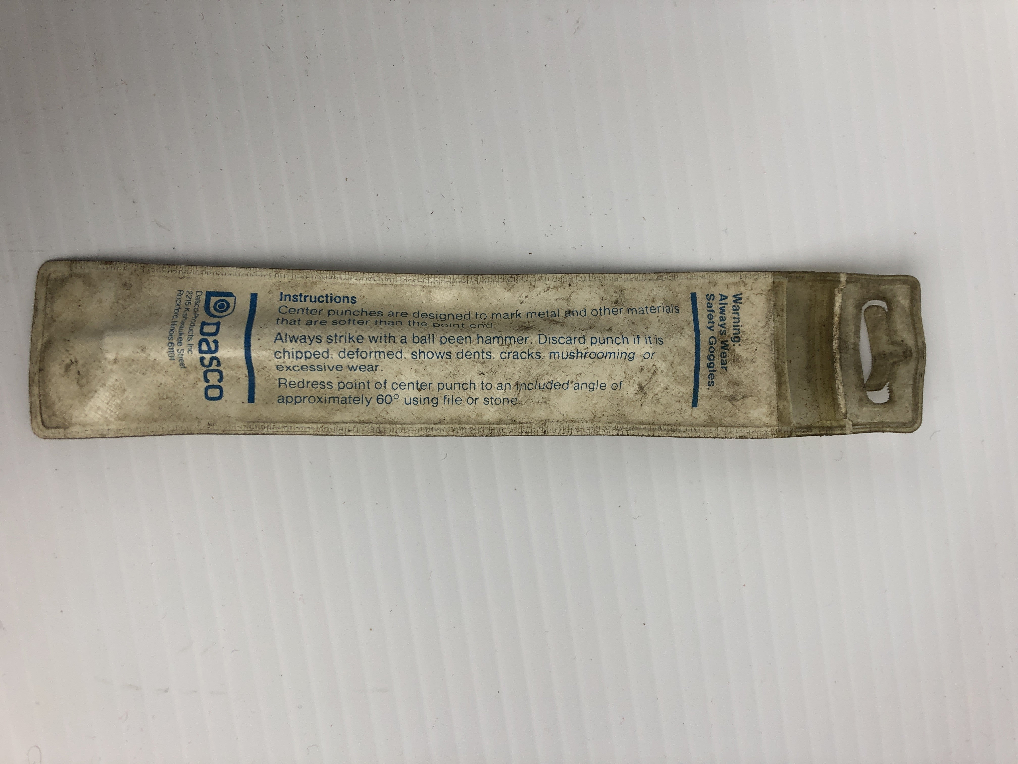 Dasco 531-0 Center Punch 5/16" Stock