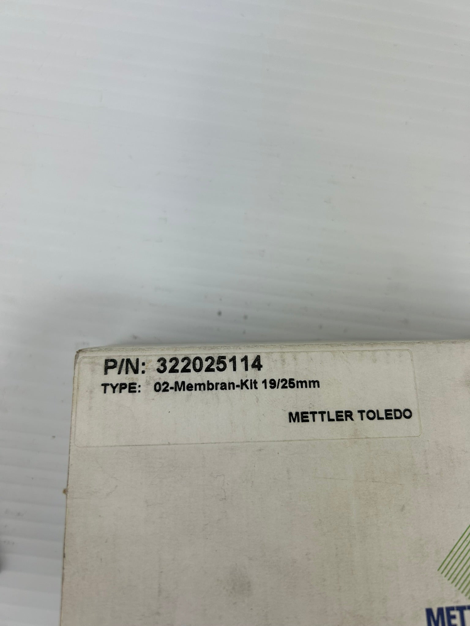 Mettler Toledo 322025114 Membrane Kit for O2 Sensors 19/25mm 32 202 5114