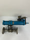 Contromatics 200SRP60 Pneumatic Actuator w/Moore 12372-74N/21UE Valve Positioner