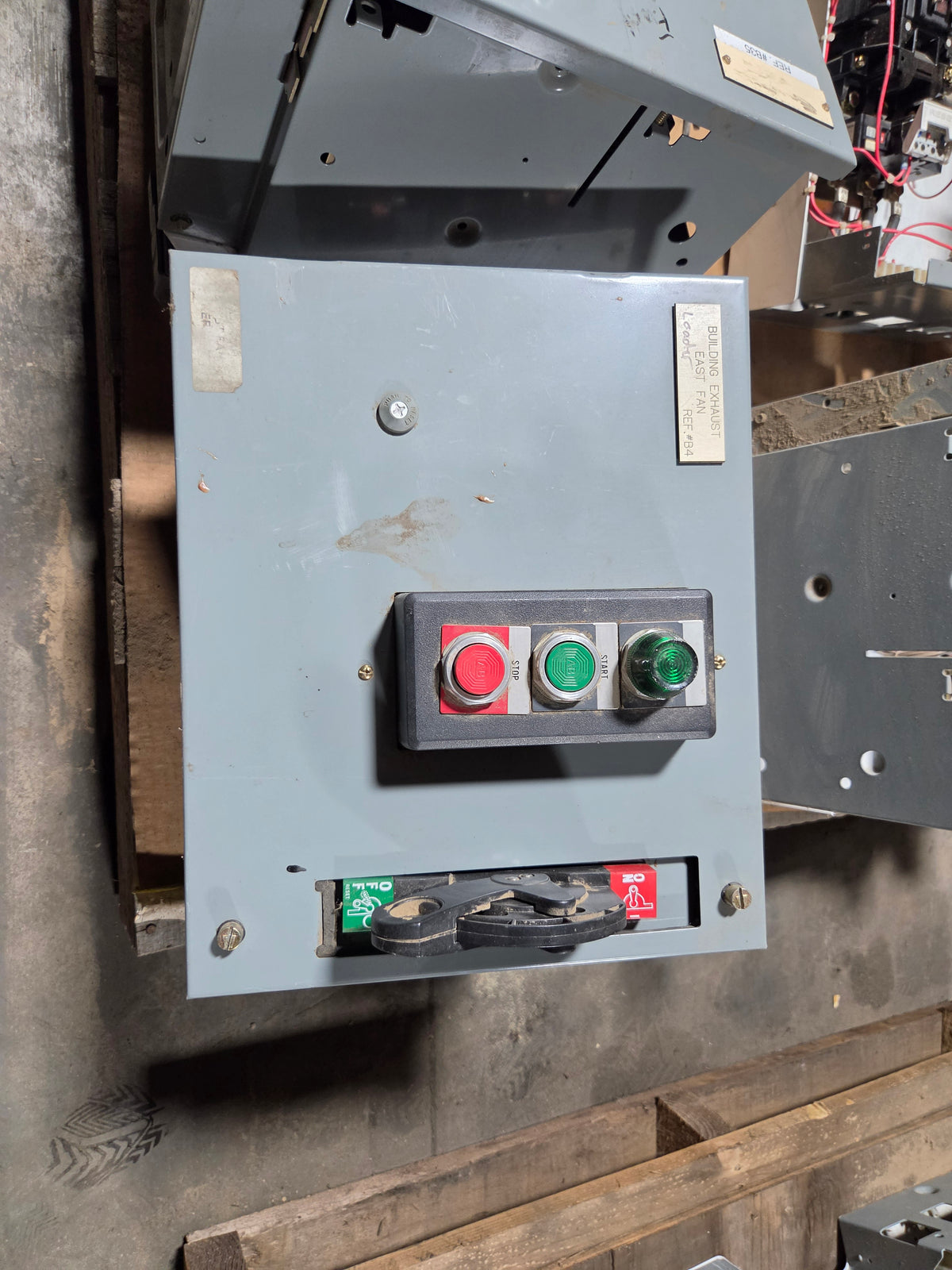 Allen-Bradley MCC Bucket 2113B 5.0HP Size 1 FVNR 3PH 480V 15A Breaker With Door