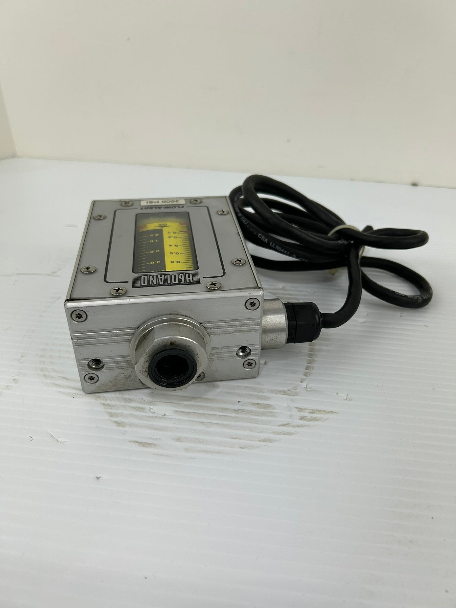 Hedland H601A-001F1S10 Flow-Alert Hydraulic Flow Meter Switch 3500PSI 1GPM